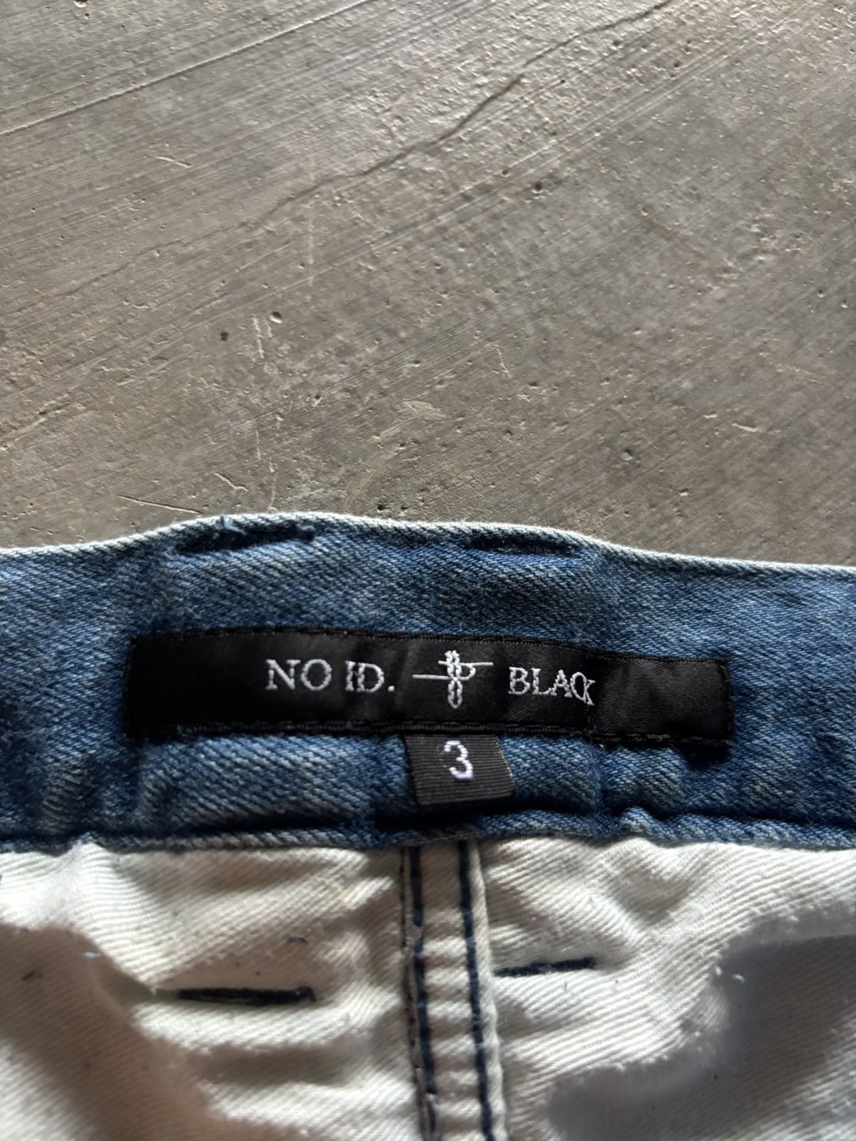If Six Was Nine × Le Grande Bleu (L.G.B.) × NO ID SICK NO ID JAPANESE DENIM SLIM HEDI SLIMANE STYLE PUNK ROCK Size US 34 / EU 50 - 5 Thumbnail