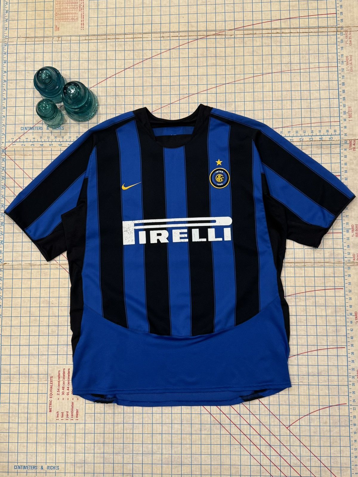 Vintage Y2K Nike Inter Milan 03-04 Jersey Mens Size XL