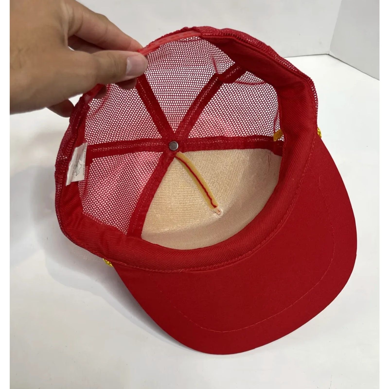 Vintage VINTAGE Thunderbirds US Air Force SnapBack Trucker Hat Rope Hat Red Men Adjustable Rope Pattern Solid Size ONE SIZE - 7 Thumbnail