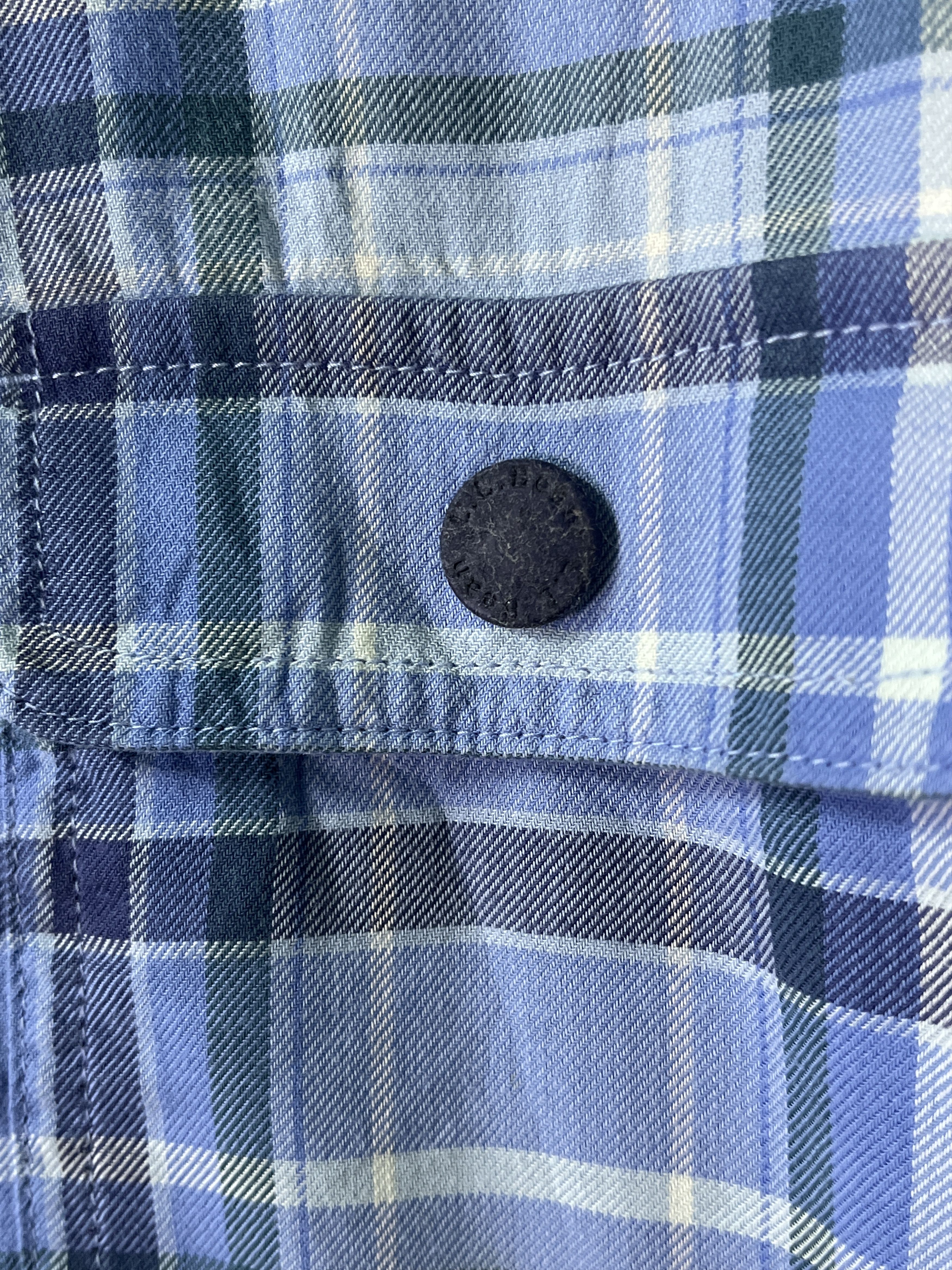 L.L. Bean Vintage L.L Bean Plaid Button Up Shirt Jacket Fleece Lined Size US S / EU 44-46 / 1 - 7 Thumbnail