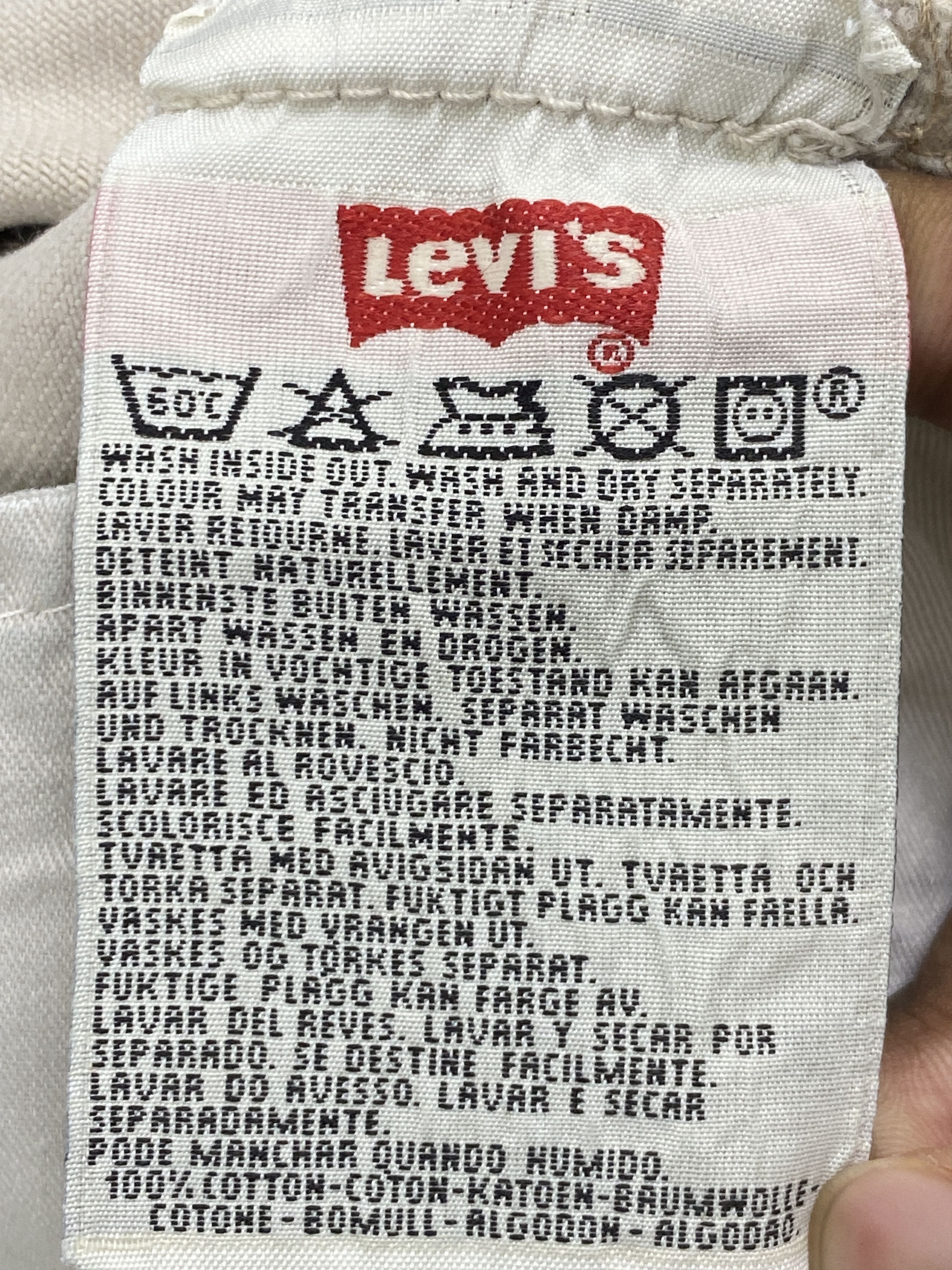 Levi's Vintage 90s Levis 501 Light Wash Jeans DP2752 Size US 30 / EU 46 - 7 Thumbnail
