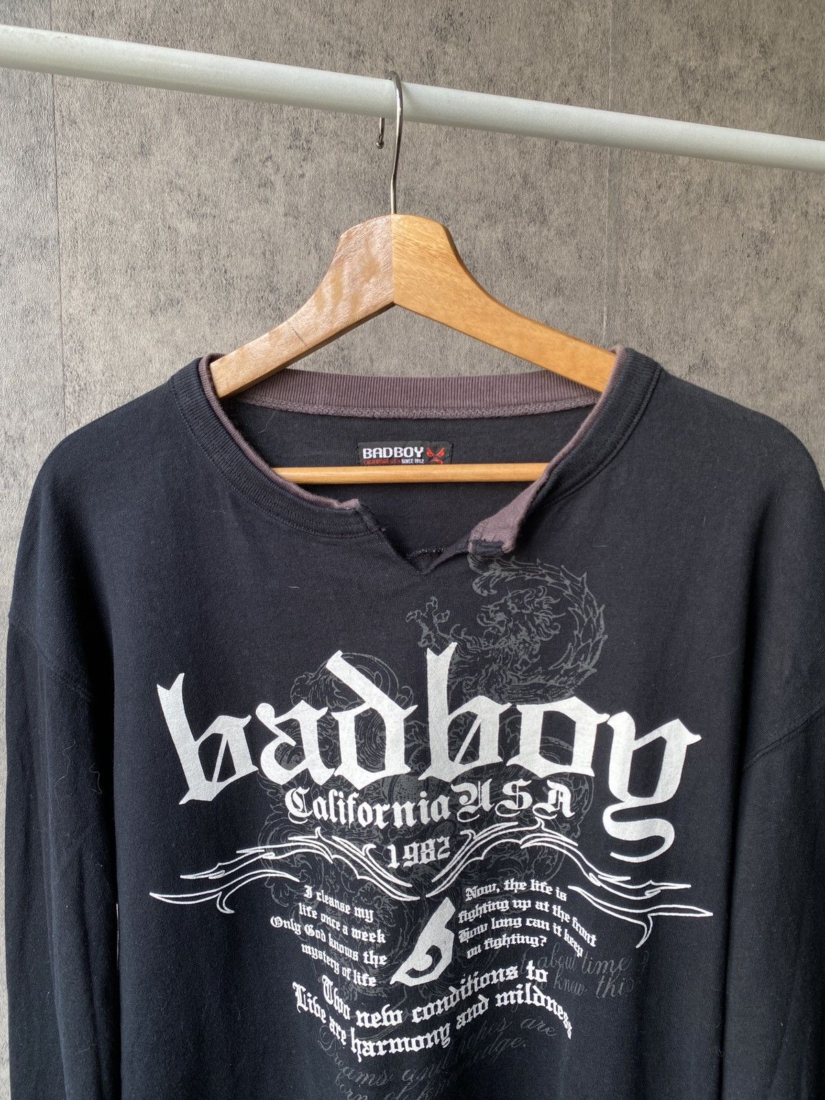 Japanese Brand Y2K Bad Boy Poem Design Long Sleeve Shirt Size US L / EU 52-54 / 3 - 3 Thumbnail