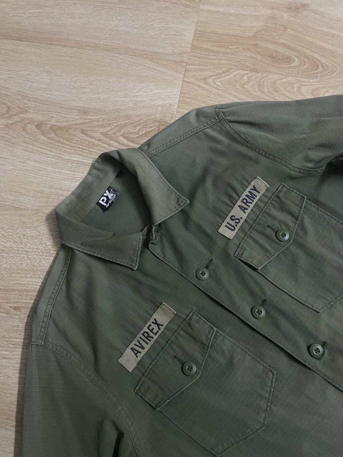 Avirex VINTAGE 90s AVIREX ARMY MILITARY JACKET Size US L / EU 52-54 / 3 - 4 Thumbnail