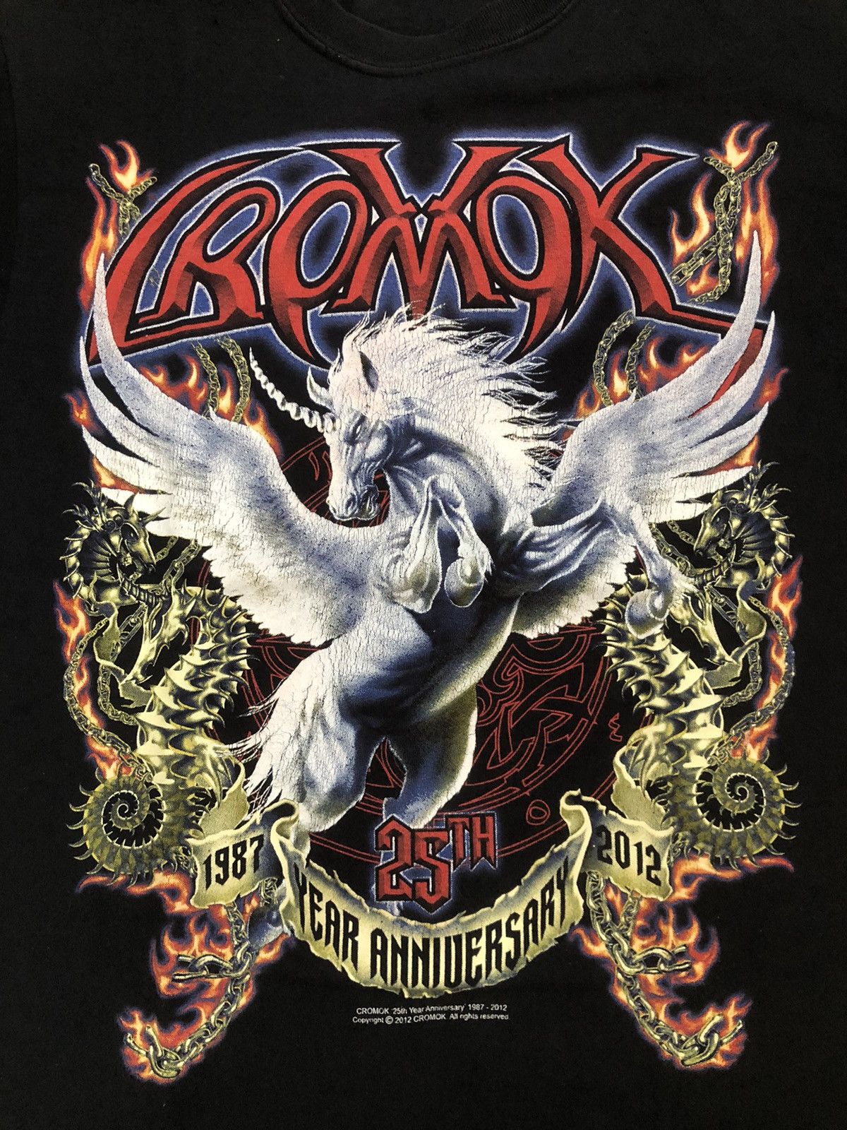 Band Tees Cromok 25th Anniversary Concert Tee 2012 Size US S / EU 44-46 / 1 - 3 Thumbnail