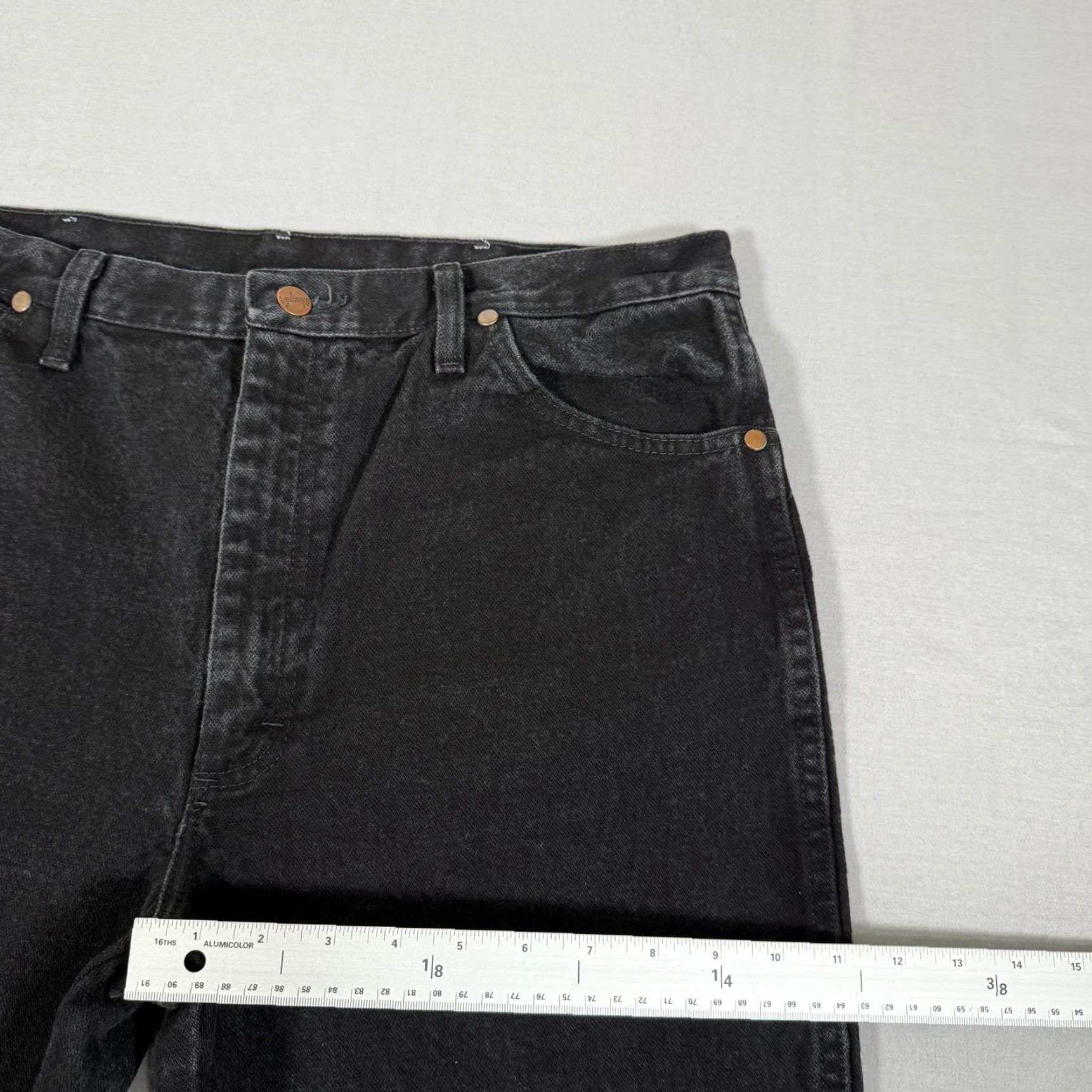 Wrangler Wrangler Jeans Mens 36x34 Black 936 Slim Fit Denim Pants Western Cowboy Cut Work Size US 36 / EU 52 - 7 Thumbnail