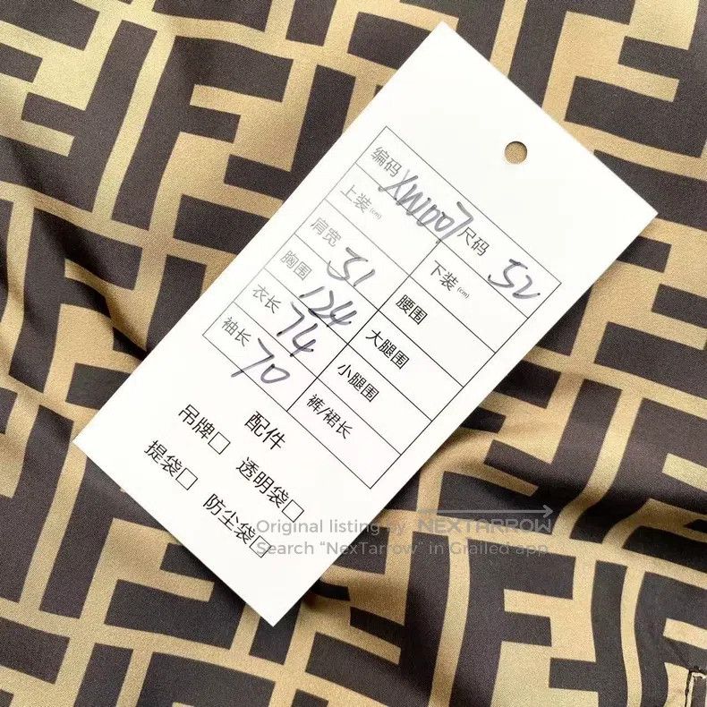 Other Fendi Polyester Double F Logo Printed Reversible Puffer Ja Size US L / EU 52-54 / 3 - 8 Thumbnail