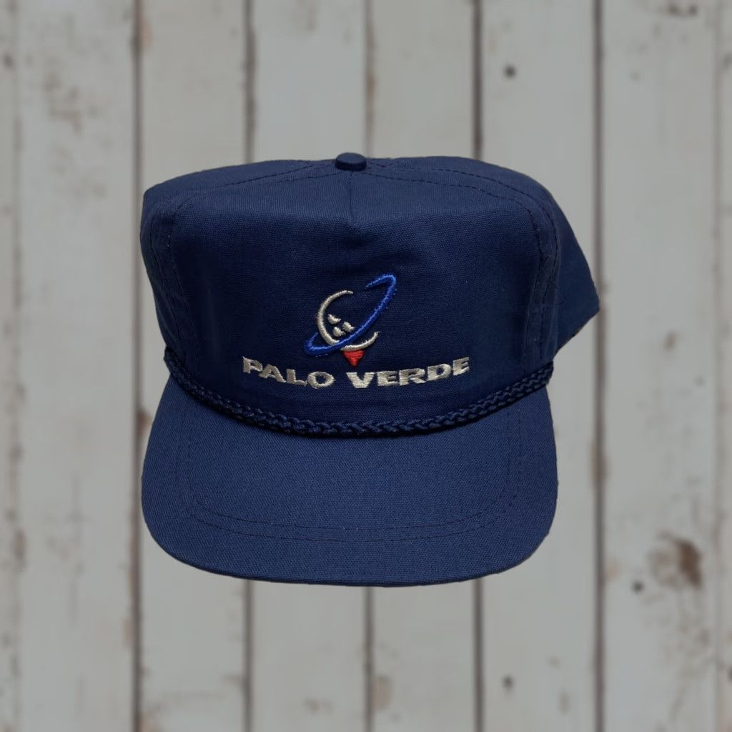 Vintage VINTAGE Palo Verde Leather Strapback Hat Golf Hat Blue 90s Imperial Headwear Adjustable Men Boys Mens 90s VTG Size ONE SIZE - 1 Thumbnail