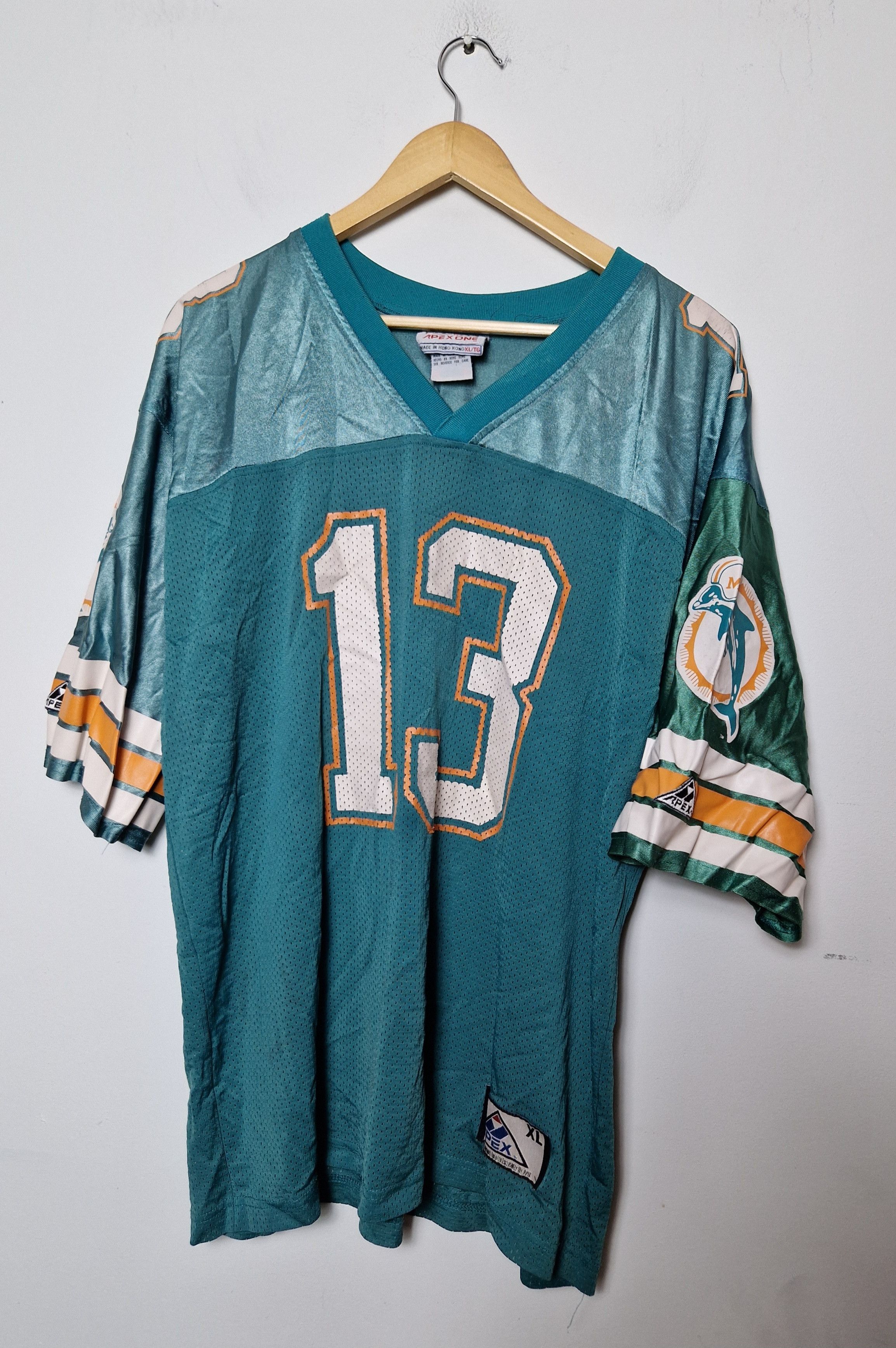 Apex One × NFL × Vintage Apex One Miami Dolphins Marino jersey tee NFL USA Size US XL / EU 56 / 4 - 1 Thumbnail