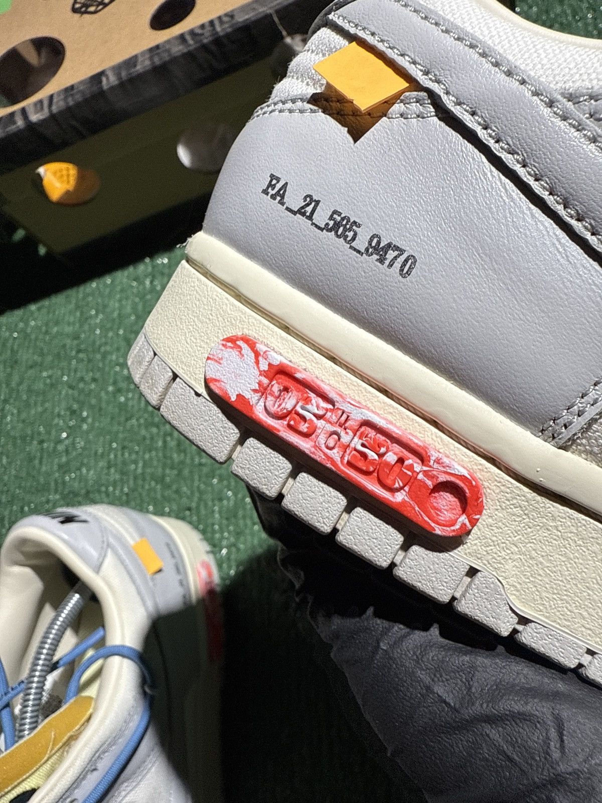 Nike × Off-White × Virgil Abloh Nike dunk low off white lot 05 size 9 Size US 9 / EU 42 - 7 Thumbnail