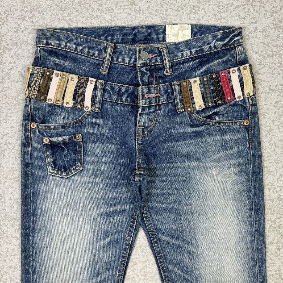 14th Addiction 2000s Antgauge Double Waist Jeans Size US 29 - 5 Thumbnail