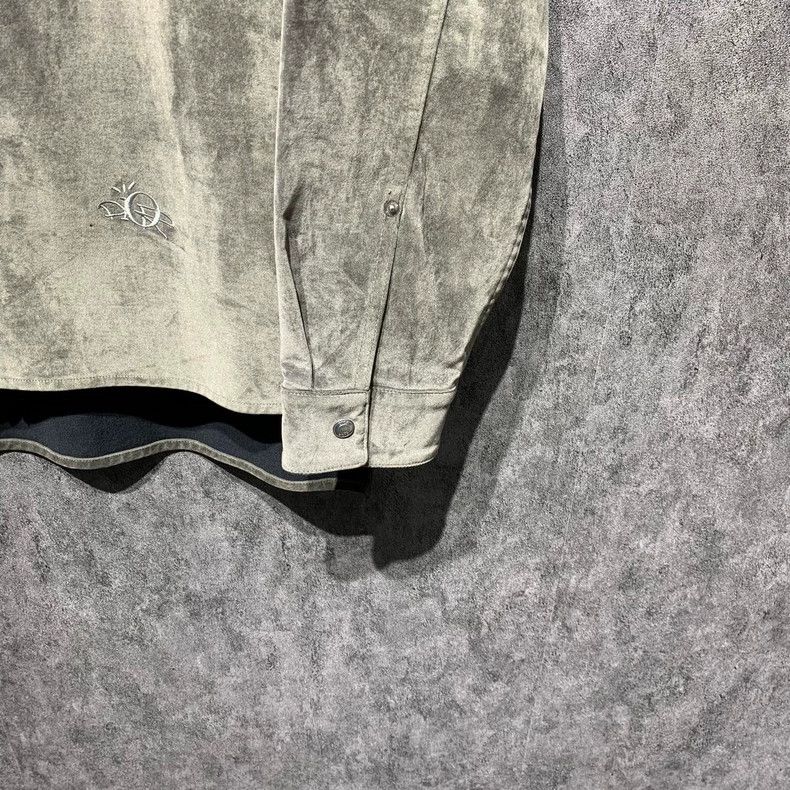 Dior Dior Travis Scott co-branded gray plush embroidered logo sh Size US L / EU 52-54 / 3 - 8 Thumbnail
