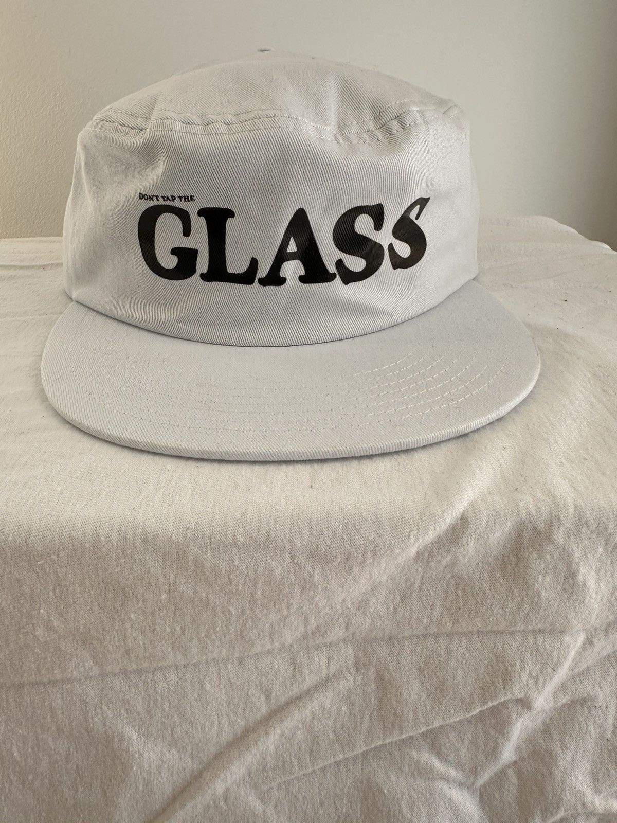 Golf Wang DON’T TAP THE GLASS WHITE PILLBOX HAT Size ONE SIZE - 1 Thumbnail