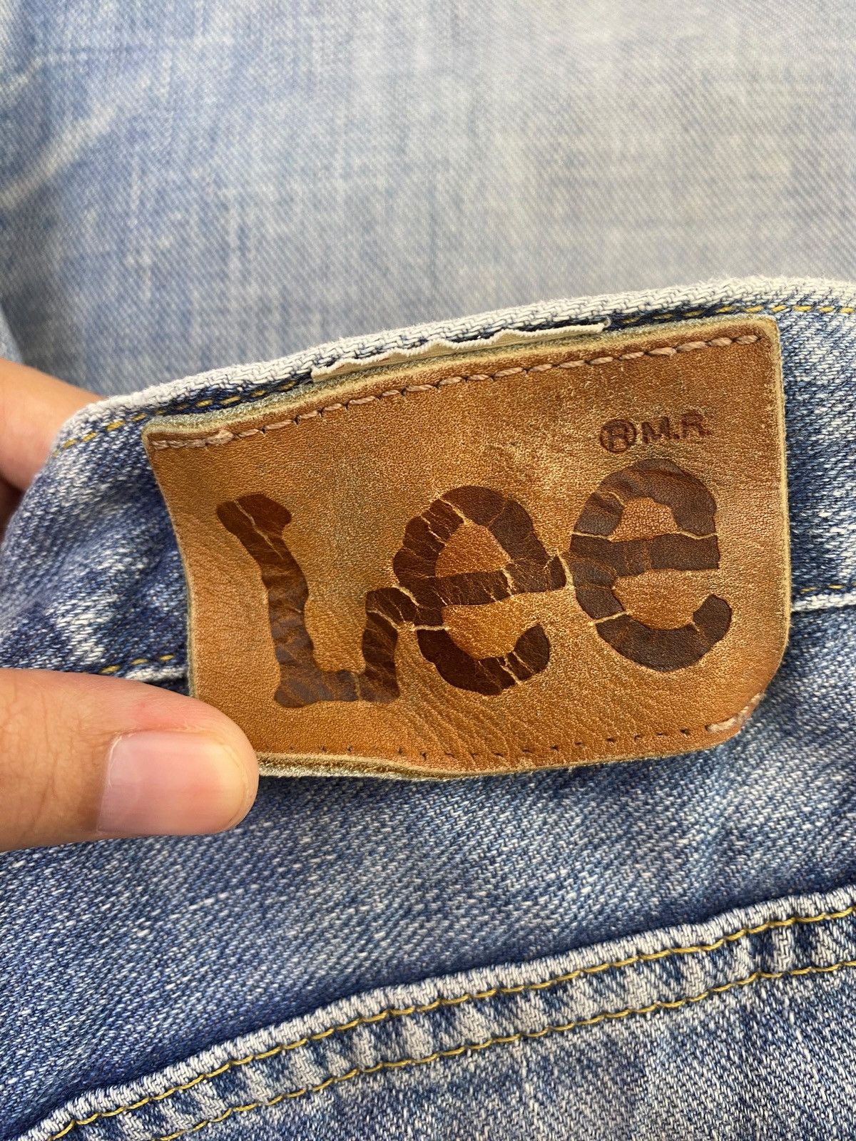 Lee Lee Riders Faded Blue Wash Style Loose Jeans Size US 26 / EU 42 - 10 Thumbnail
