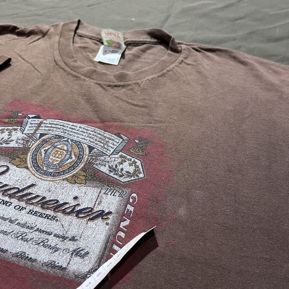 Vintage Vintage Y2K Budweiser Beer Logo Tee L graphic streetwear Size US L / EU 52-54 / 3 - 4 Thumbnail