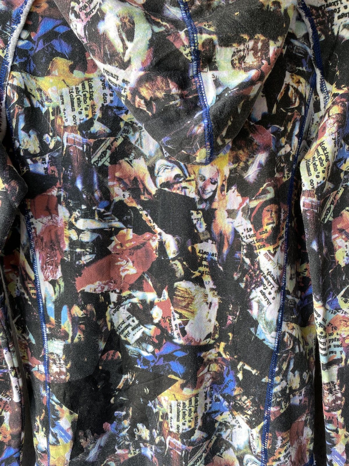 Japanese Brand Glad News Japan Fullprint Design Fur Hoodie Size US S / EU 44-46 / 1 - 17 Thumbnail