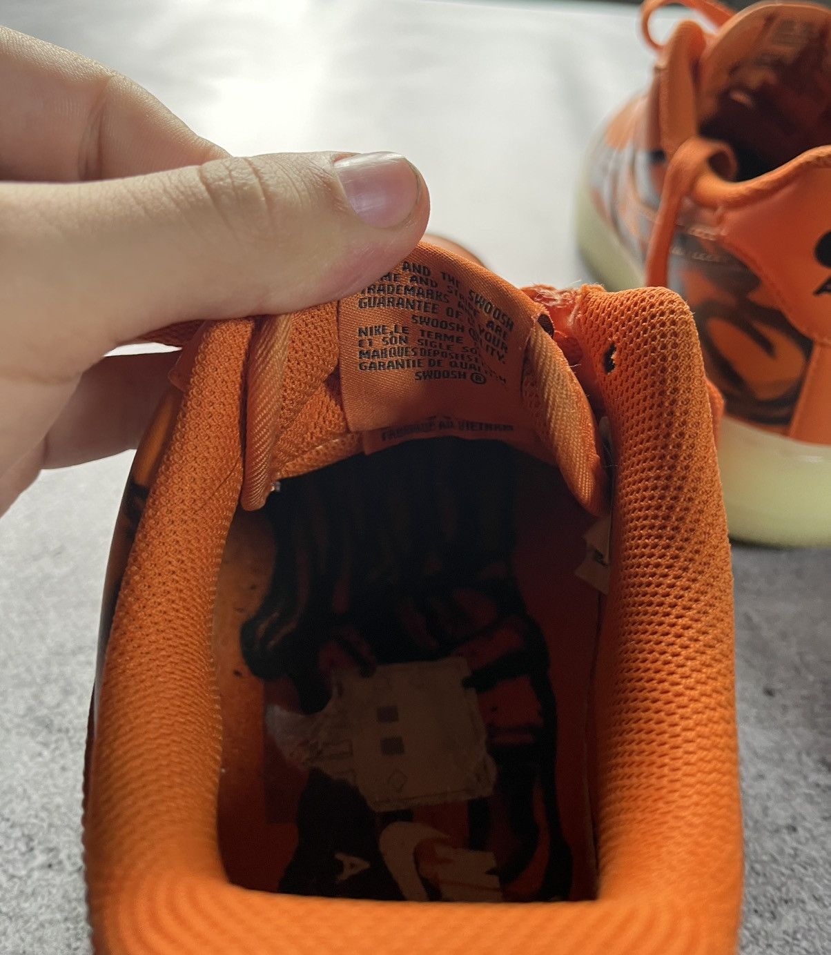 Nike Nike Air Force 1 Skeleton Orange — Rare Halloween Drop Size US 8 / EU 41 - 7 Thumbnail