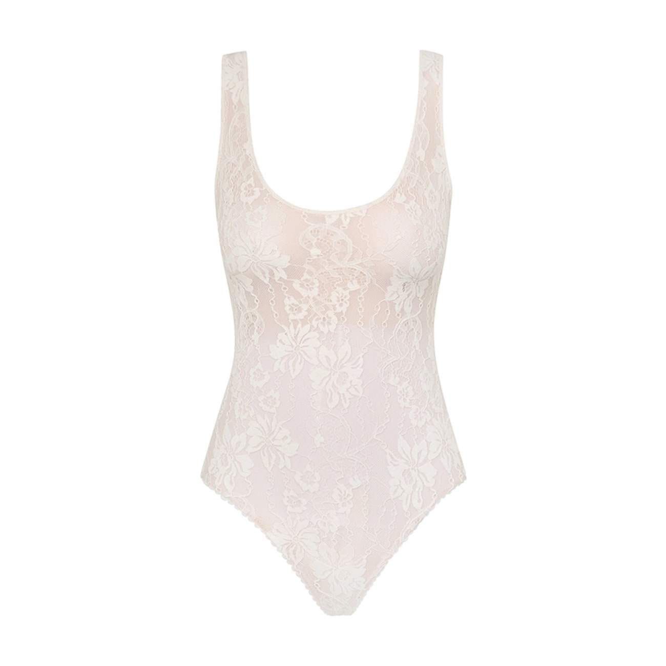 oc11z0825 Lace Bodysuit in Cream