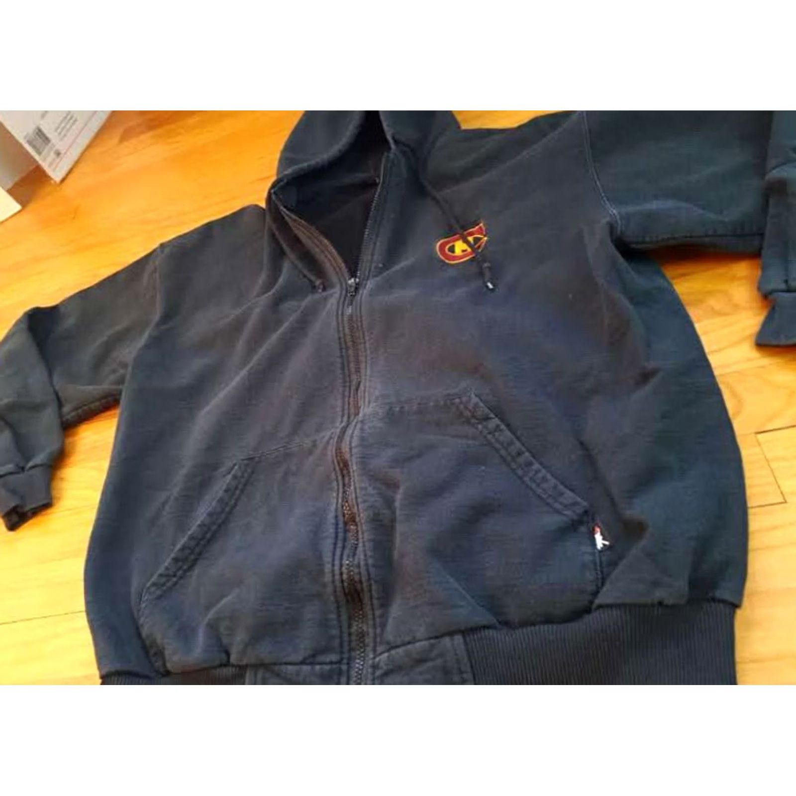 Vintage Vintage Central Michigan University Full Zip Cotton Hooded Sweatshirt L Size US L / EU 52-54 / 3 - 5 Thumbnail