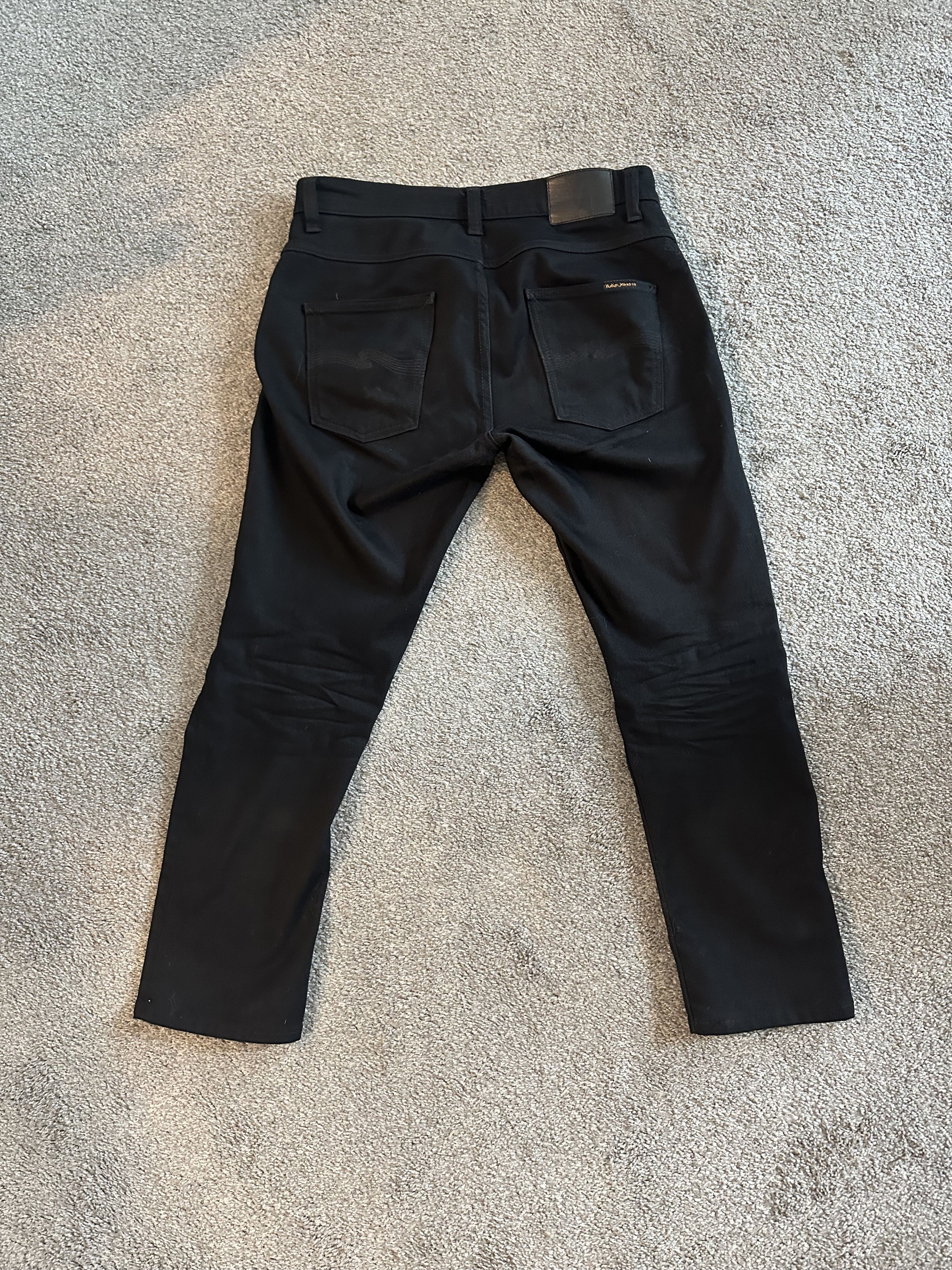 Nudie Jeans Nudie Jeans Grim Tim Dry Everblack Size US 33 - 2 Thumbnail