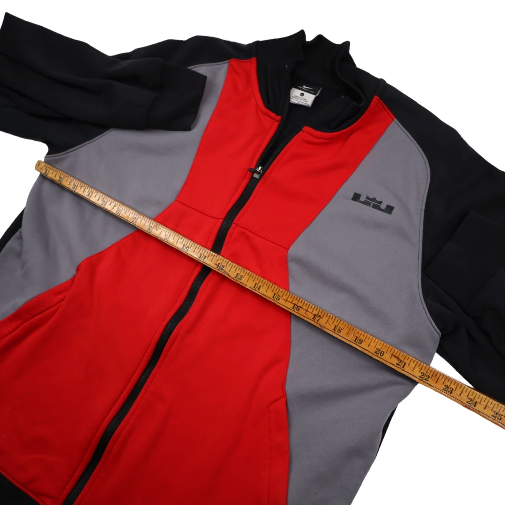 Nike VINTAGE Nike Lebron James Track Jacket Mens Large Red Therma-fit Size US L / EU 52-54 / 3 - 5 Thumbnail