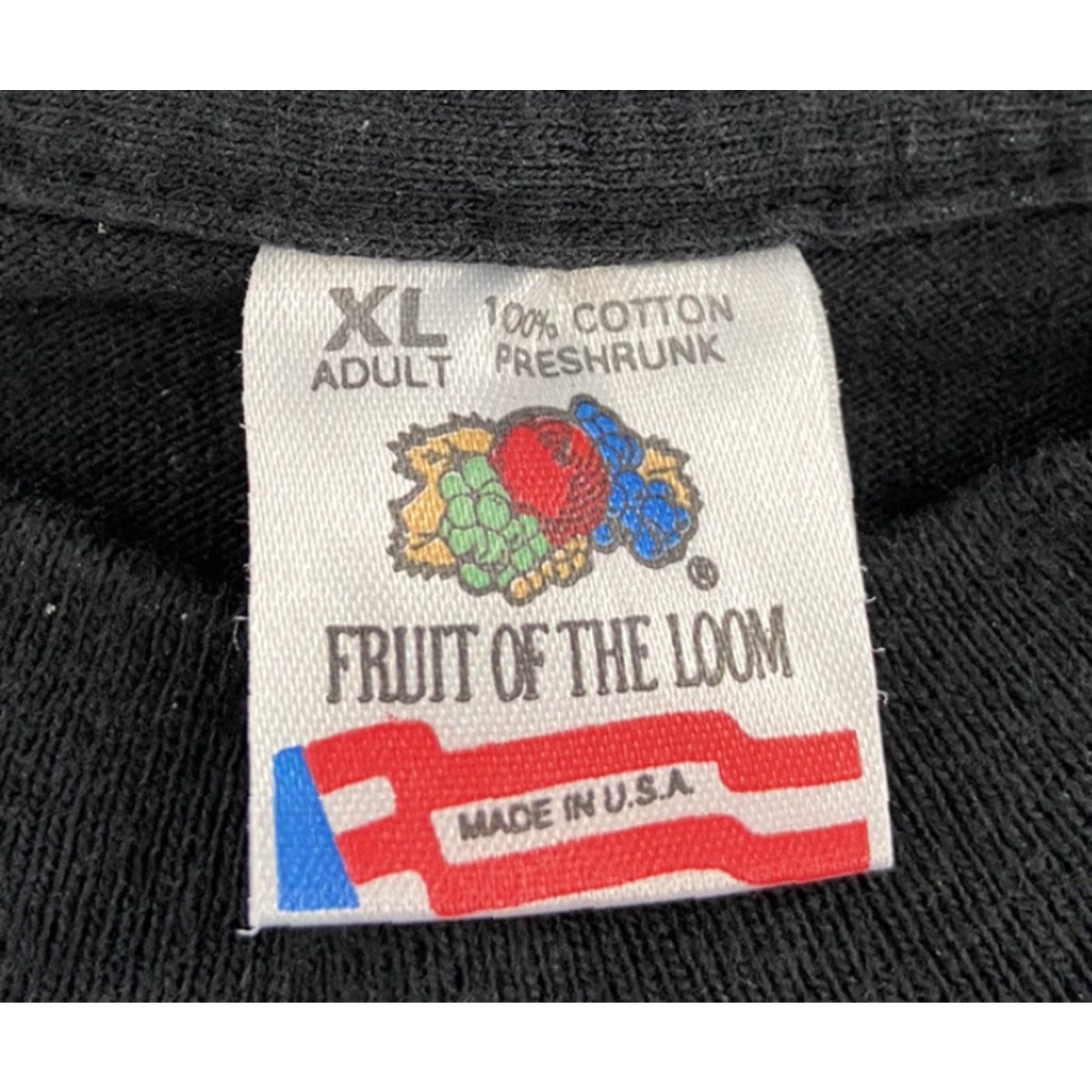 Fruit Of The Loom VINTAGE Fruit of the Loom Darth Vega Shirt Adult XL Black Double Print Mens Size US XL / EU 56 / 4 - 5 Thumbnail