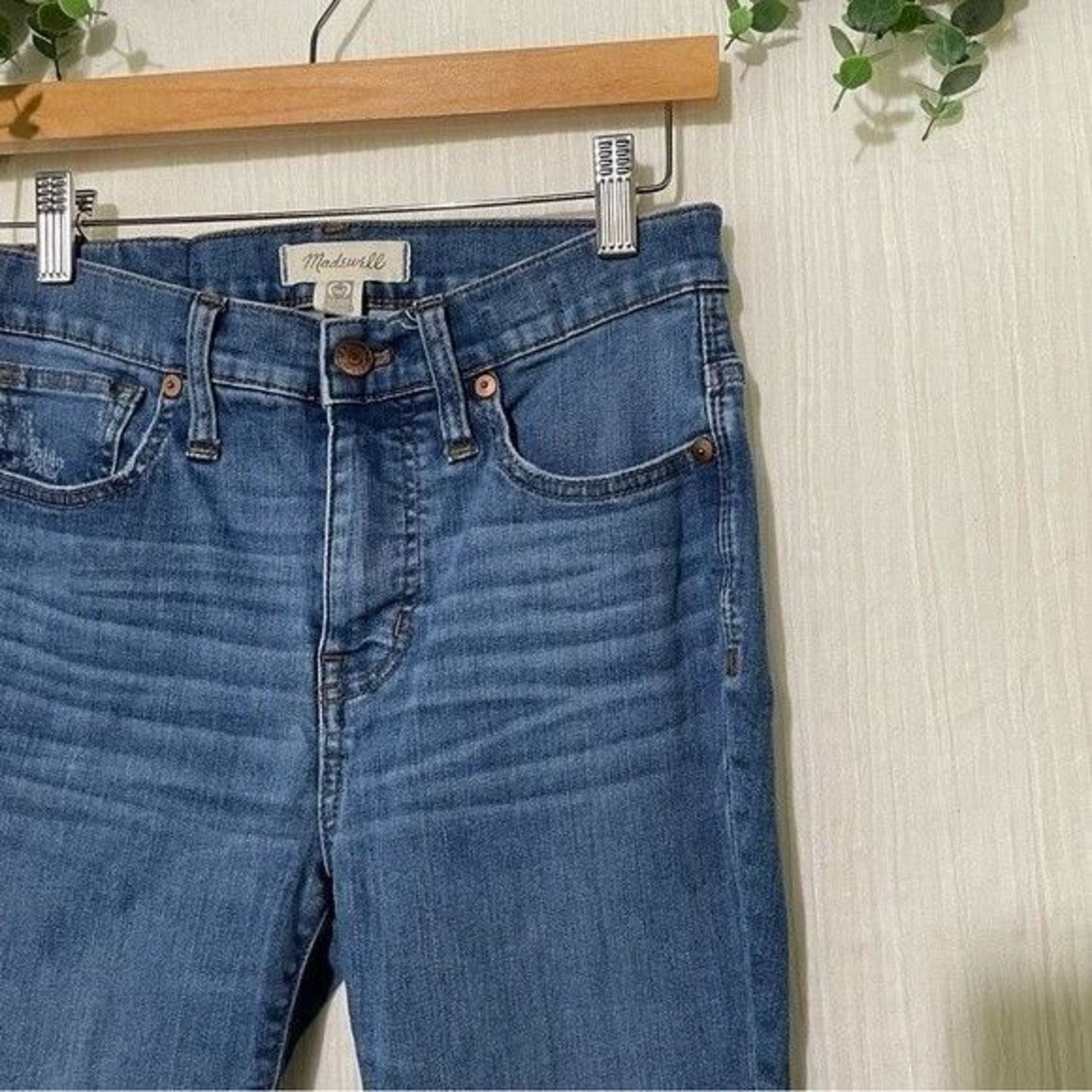 Madewell Madewell Jeans Women's Size 26 Skinny Crop 9" High-Rise Size 26" / US 2 / IT 38 - 4 Thumbnail