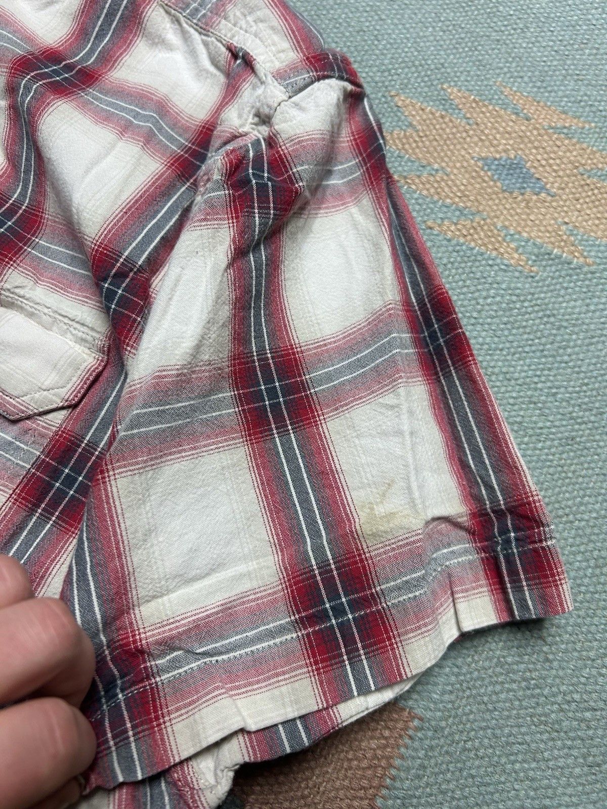 Vintage Carhartt button shirt loose fit plaid cotton lightweight XXL Size US XXL / EU 58 / 5 - 3 Thumbnail