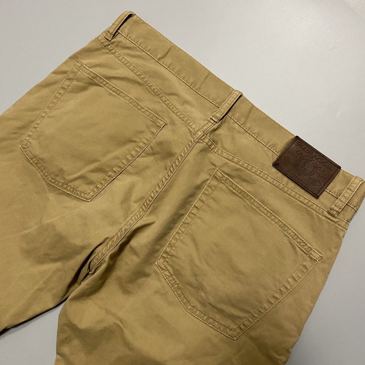 Polo Ralph Lauren Polo Ralph Lauren Basic Beige Mens Cotton Pants 34/34 Size US 34 / EU 50 - 7 Thumbnail