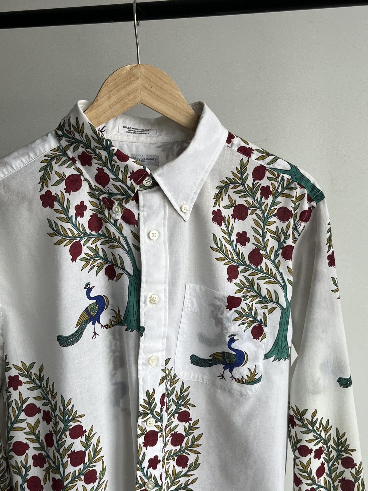 Engineered Garments Engineered Garments SS21 lookbook peacock tailored shirt Size US L / EU 52-54 / 3 - 5 Thumbnail