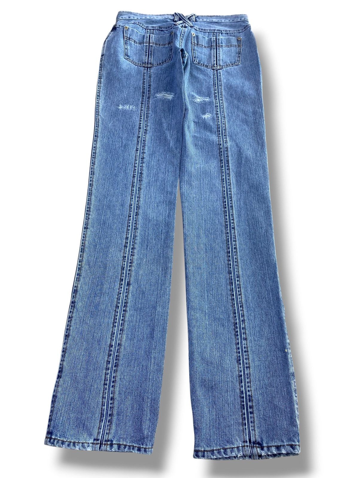 Japanese Brand Antonio Berardi Brand Arrow Line Style Ripped Jeans Size US 28 / EU 44 - 3 Thumbnail
