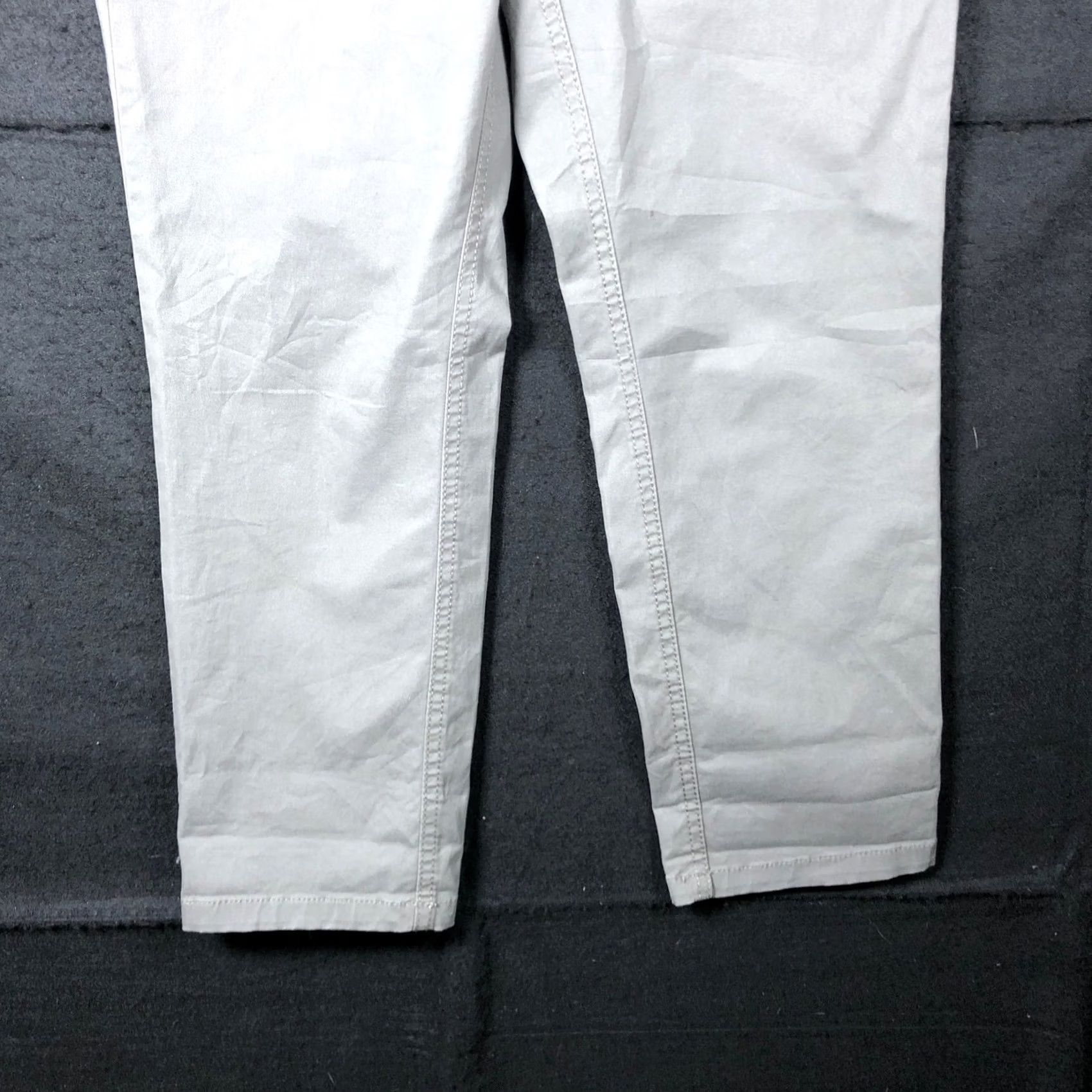Ann Taylor VINTAGE Ann Taylor LOFT Womens Pants Gray Marisa Straight Leg Cropped Career 8P Size 24" / US 00 / IT 34 - 3 Thumbnail