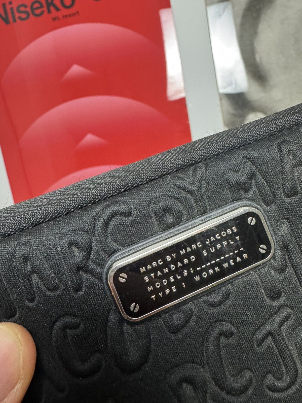 Marc Jacobs Marc Jacobs Cosmetic Pouch Case Bag Workwear Monogram Rare Size ONE SIZE - 7 Thumbnail