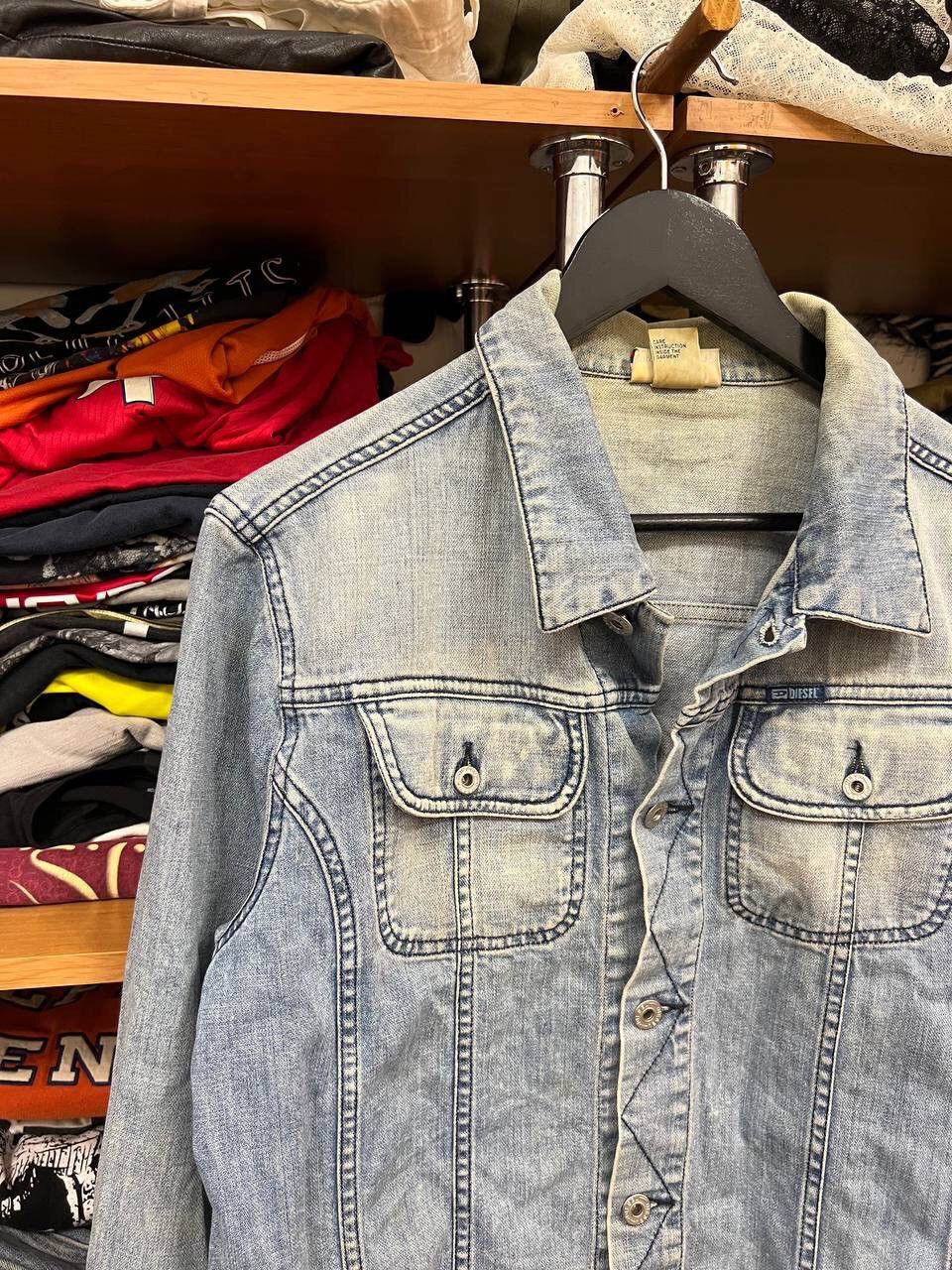 Diesel Diesel Denim Y2K Trucker 90s Glamour jacket Size XL / US 12-14 / IT 48-50 - 2 Thumbnail