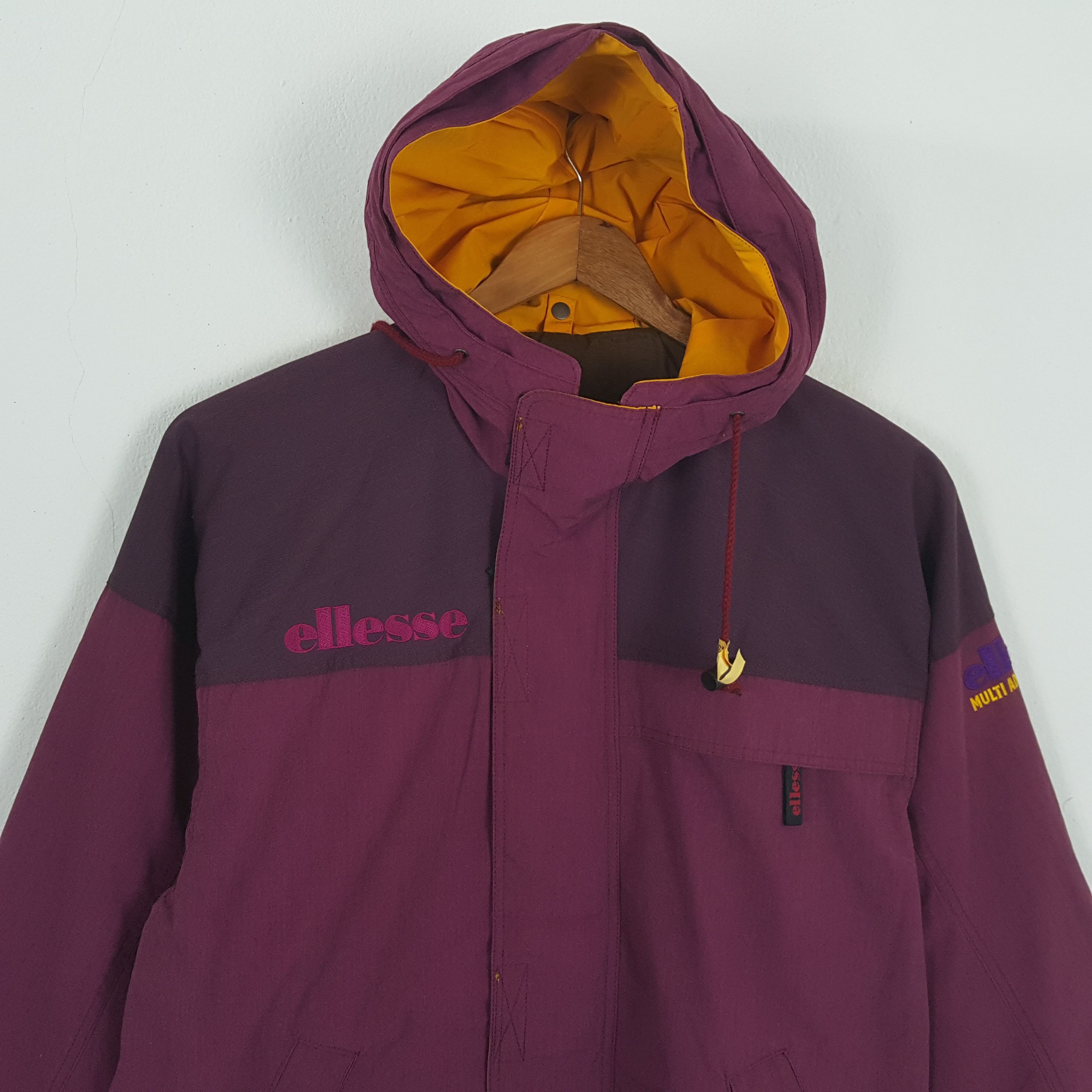 Ellesse × Japanese Brand × Vintage Vintage ELLESSE Italian Brand Sportswear Hoodie Jacket Size US XL / EU 56 / 4 - 2 Thumbnail