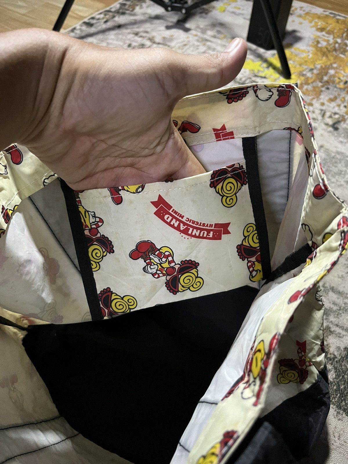 Hysteric Glamour × Japanese Brand Hysteric Glamour Funland Full Print Tote bag Japan 🇯🇵 Size ONE SIZE - 12 Thumbnail