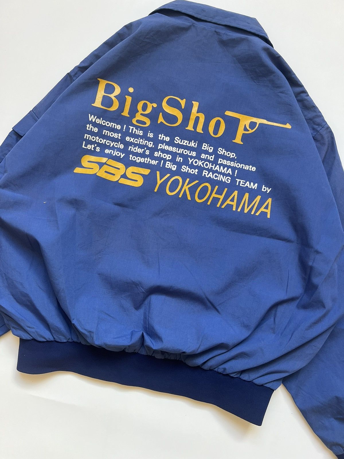 Japanese Brand Vintage Team Suzuki SBS Yokohama Big Shot Racing Jacket Size US M / EU 48-50 / 2 - 3 Thumbnail