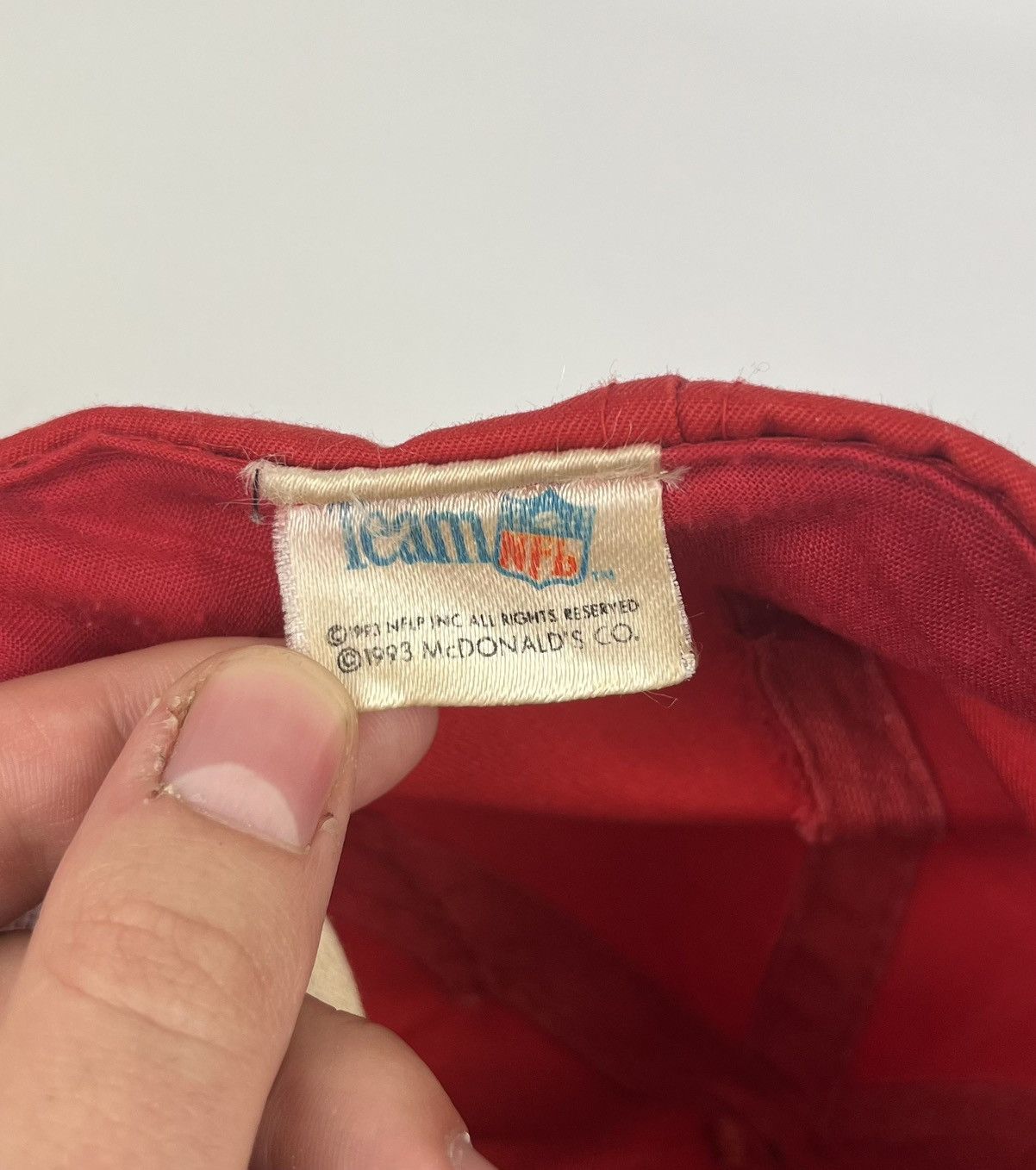 NFL Vintage 1993 San Francisco 49ers McDonalds Cap Hat Red NFL Size ONE SIZE - 14 Thumbnail