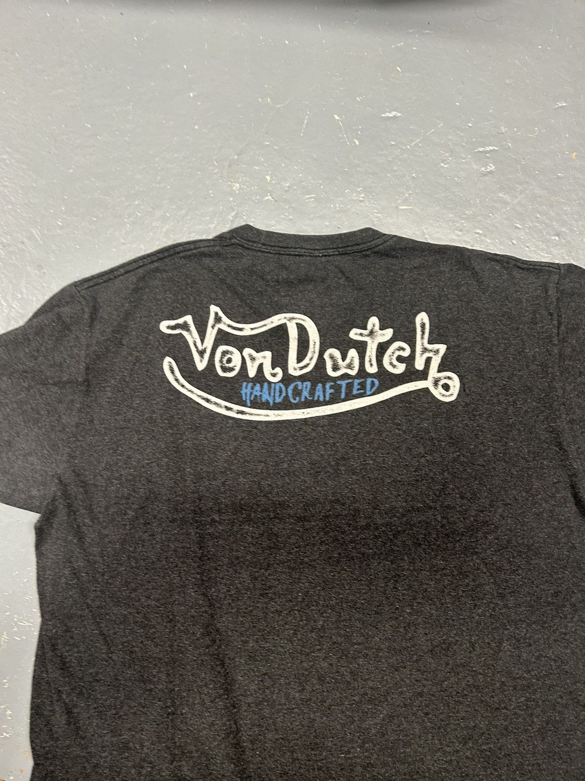 Vintage × Von Dutch Crazy Vintage Y2K Essential Von Dutch Graphic Tee Shirt Size US XL / EU 56 / 4 - 2 Thumbnail