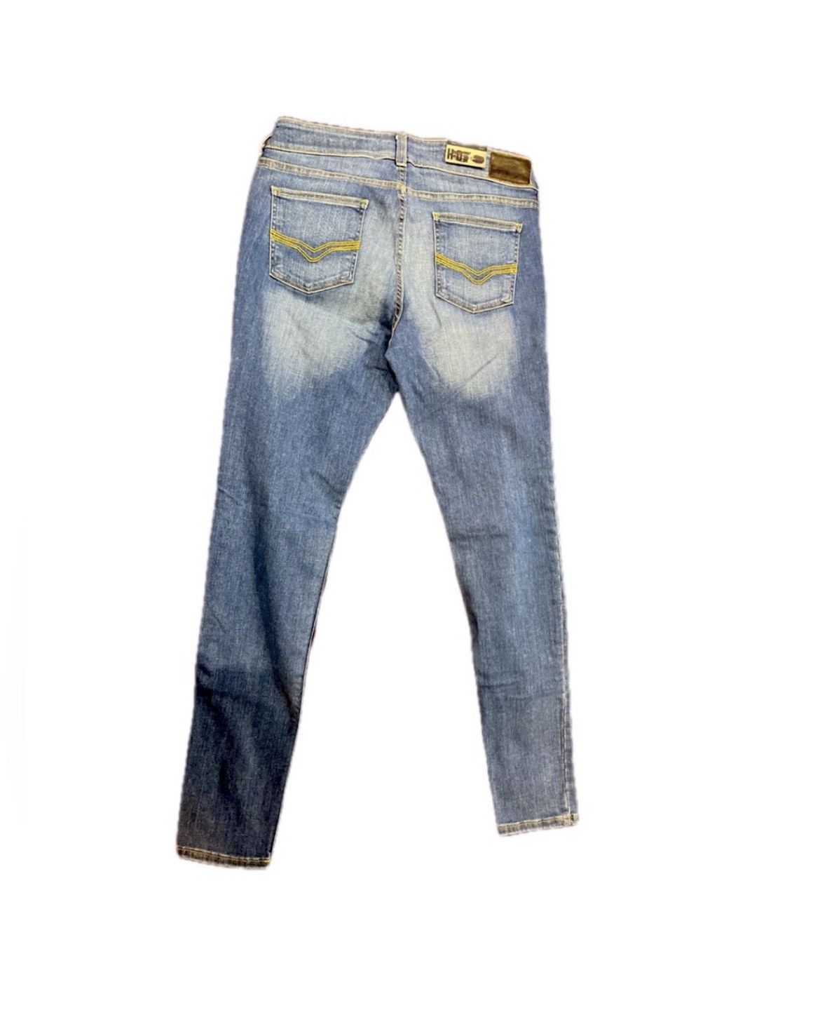 Harley Davidson Harley Davidson Classic Blue Women's Skinny Mid-Rise Jeans Size 30" / US 8 / IT 44 - 3 Thumbnail