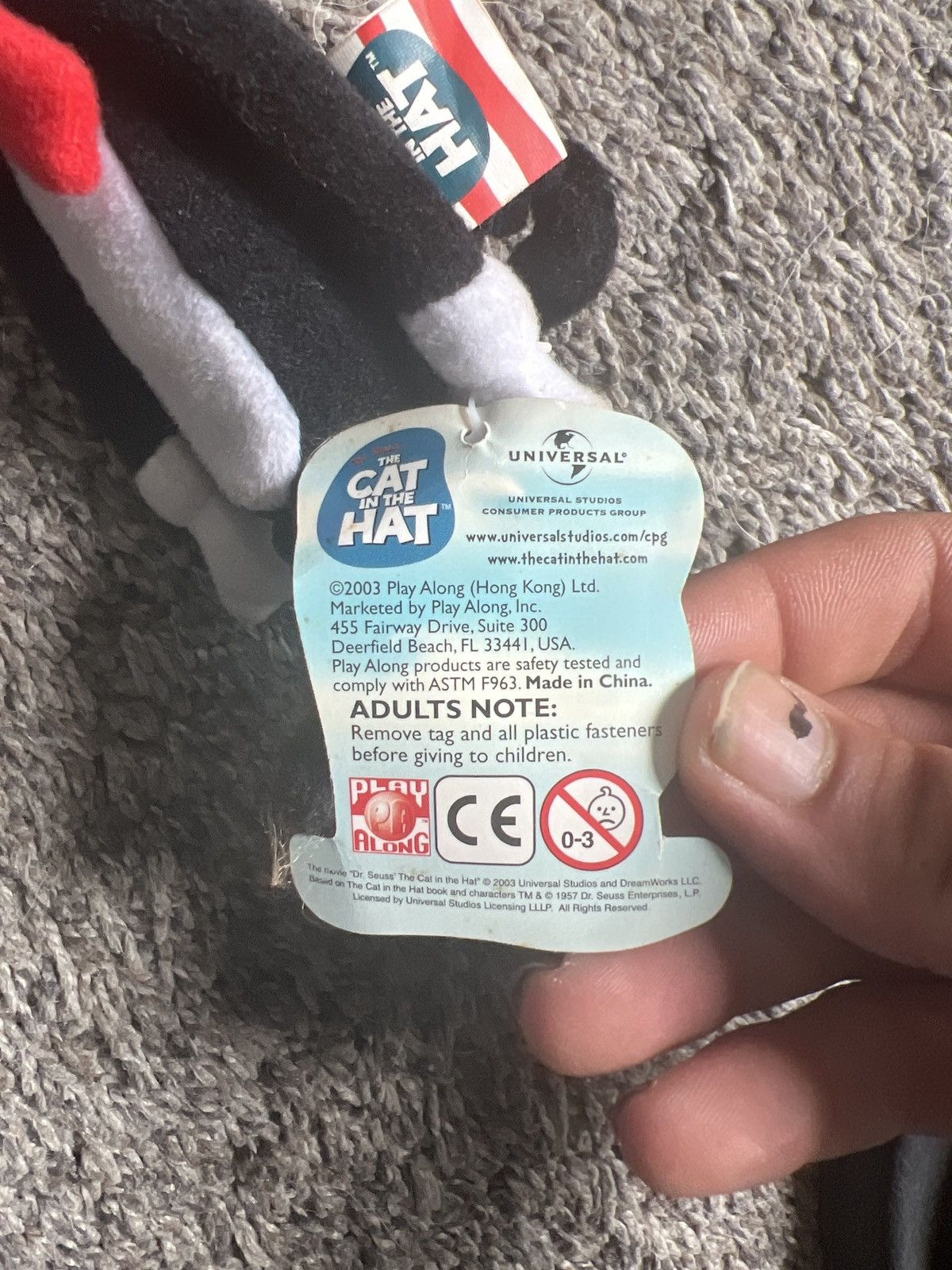 Universal Studios 2003 Dr. Seuss’ The Cat In The Hat Collectible Characters Size ONE SIZE - 5 Thumbnail