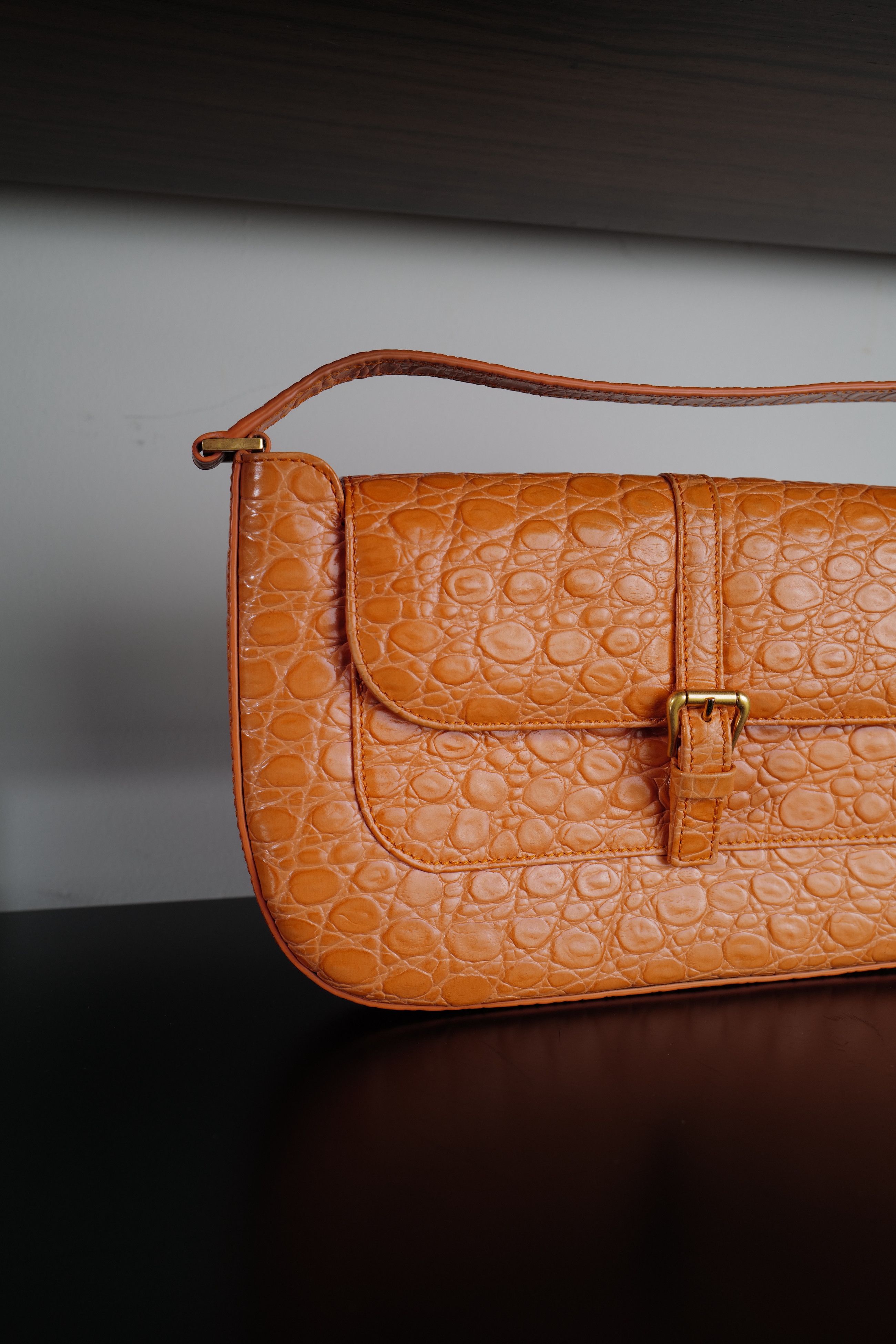 By Far BY FAR MIRANDA PAPAYA CROCO Size ONE SIZE - 2 Thumbnail