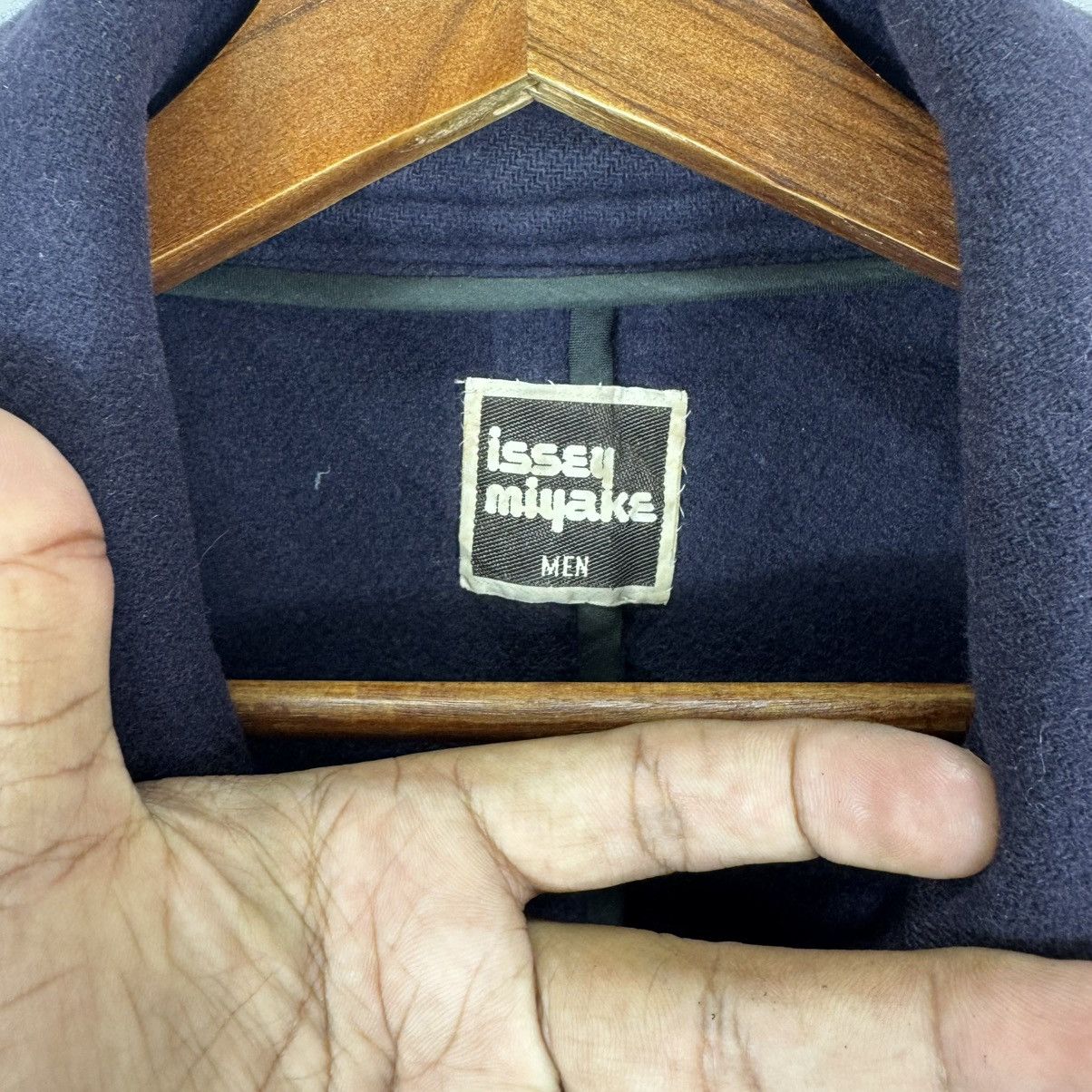 Issey Miyake × Vintage 80s VINTAGE ISSEY MIYAKE DOUBLE BREASTED COAT Size US M / EU 48-50 / 2 - 15 Thumbnail