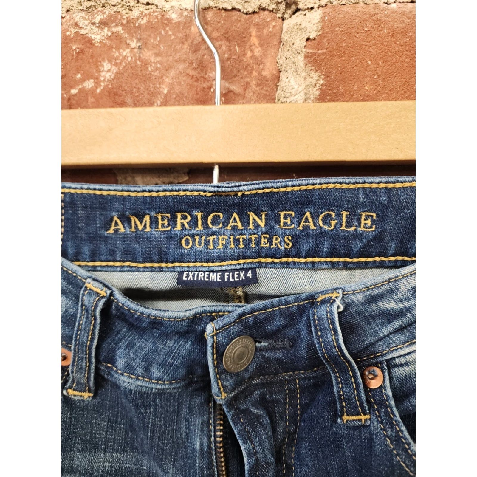 American Eagle Outfitters American Eagle Womens Mom Jean Black Gray High Rise Size 4 Jeans Womens Size 27" / US 4 / IT 40 - 3 Thumbnail