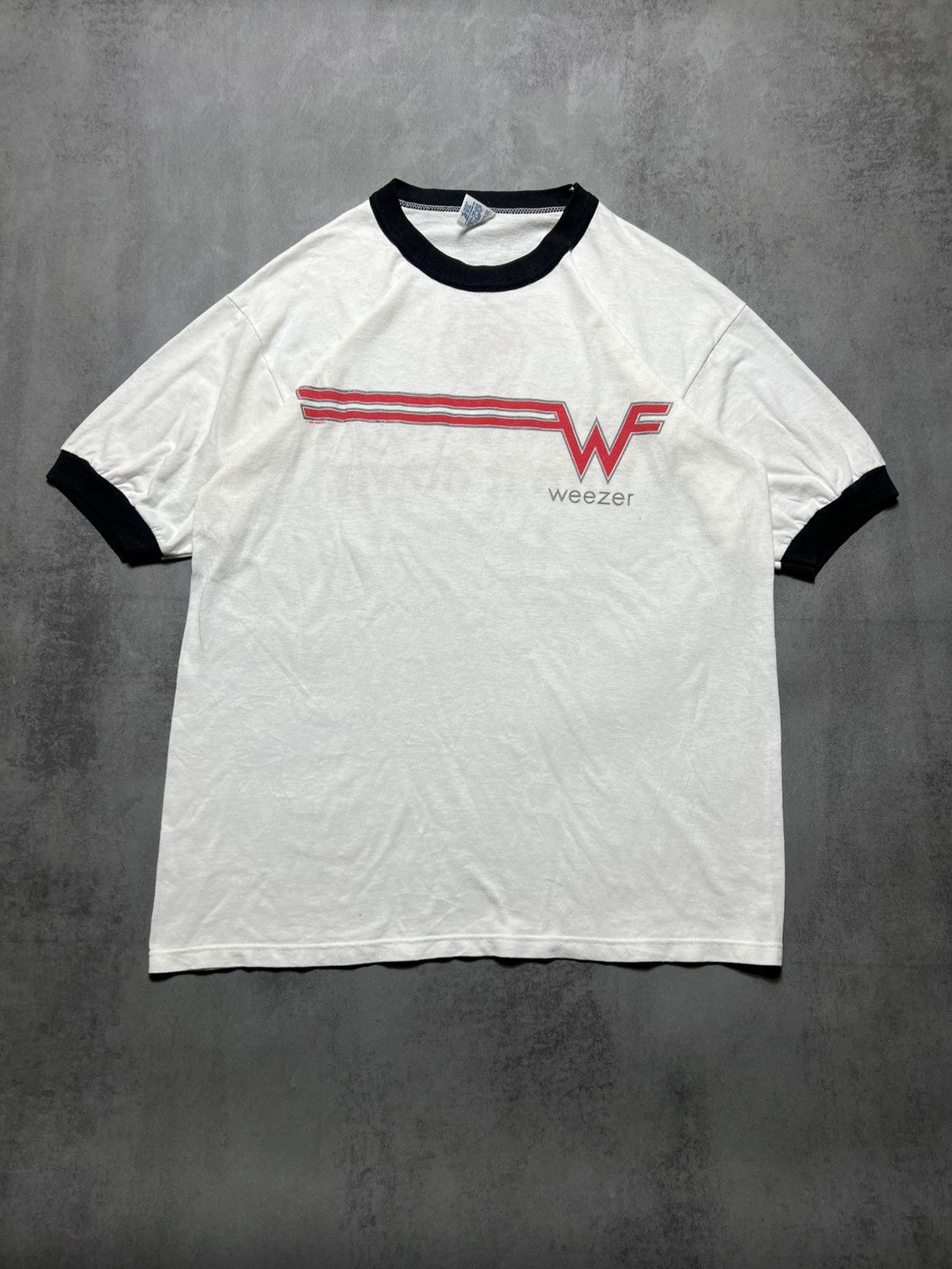 Band Tees Weezer Band 90s Ringer Tee Size US L / EU 52-54 / 3 - 1 Thumbnail