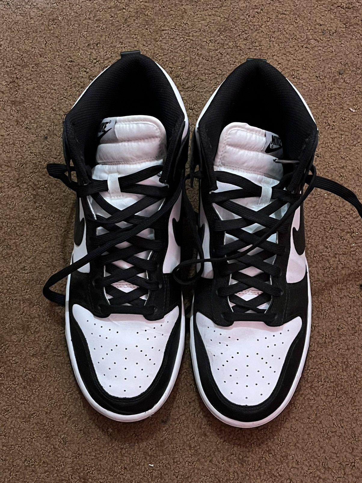 Nike Nike dunk high panda Size US 9 / EU 42 - 3 Thumbnail