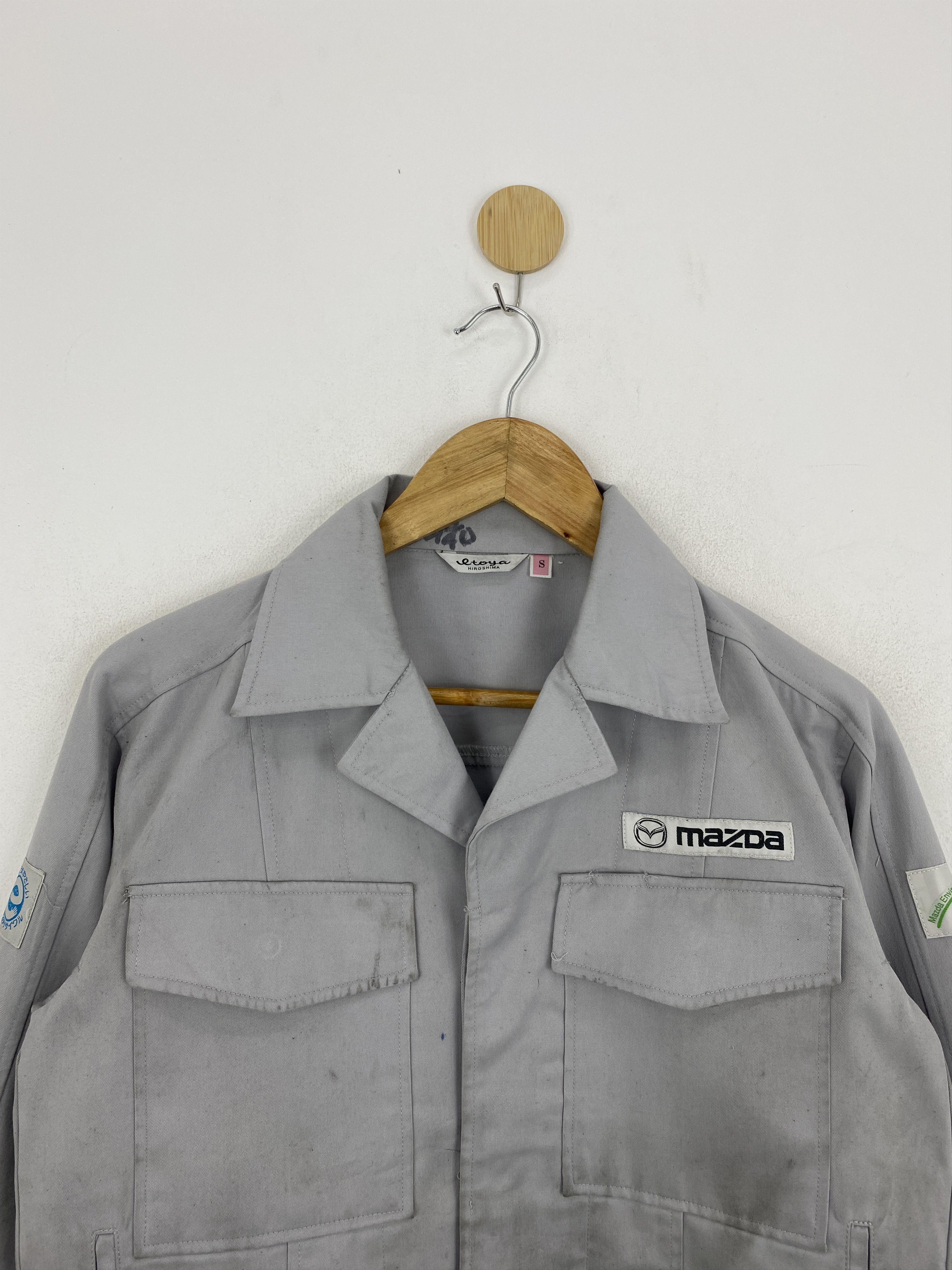 Vintage Vintage Dirty Mazda Workers Jacket J1918 Size US S / EU 44-46 / 1 - 2 Thumbnail