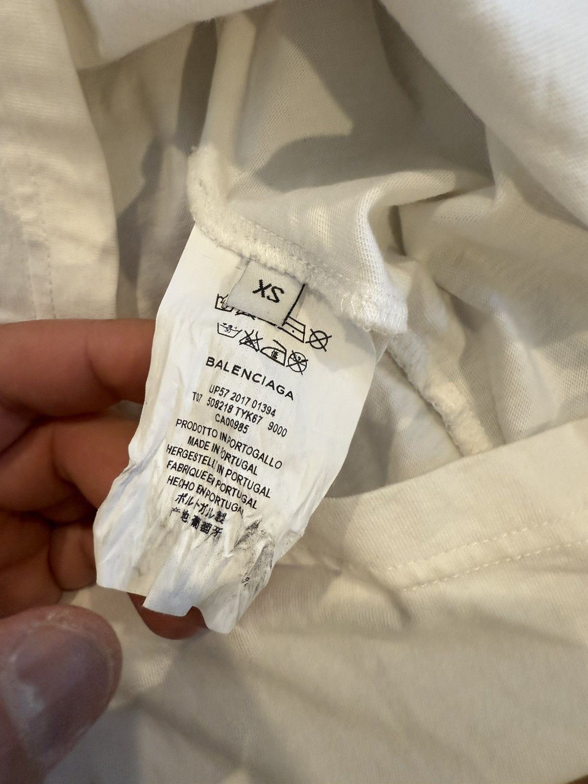 Balenciaga Balenciaga europe pocket tee white Size US XS / EU 42 / 0 - 5 Thumbnail