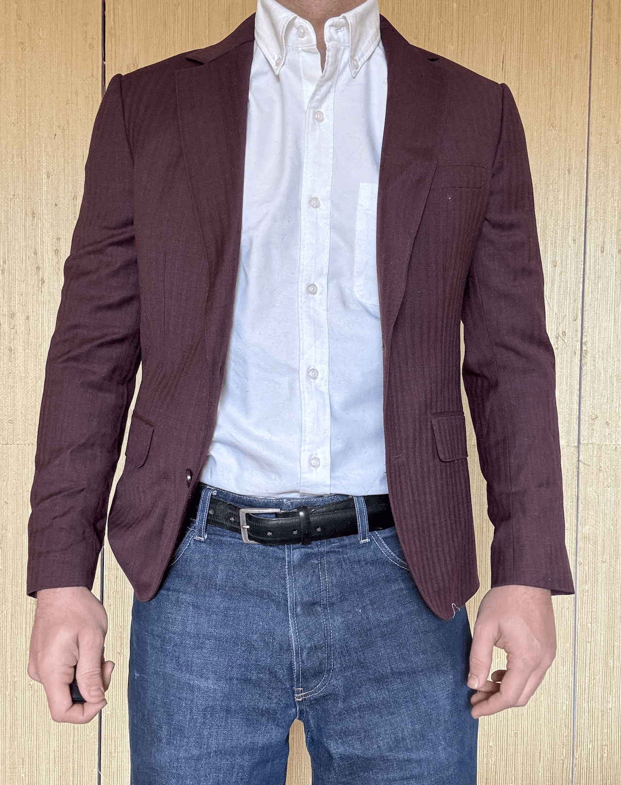 Bonobos Burgandy Bonobos Blazer - Red Suit Jacket 36R Size 36R - 1 Thumbnail