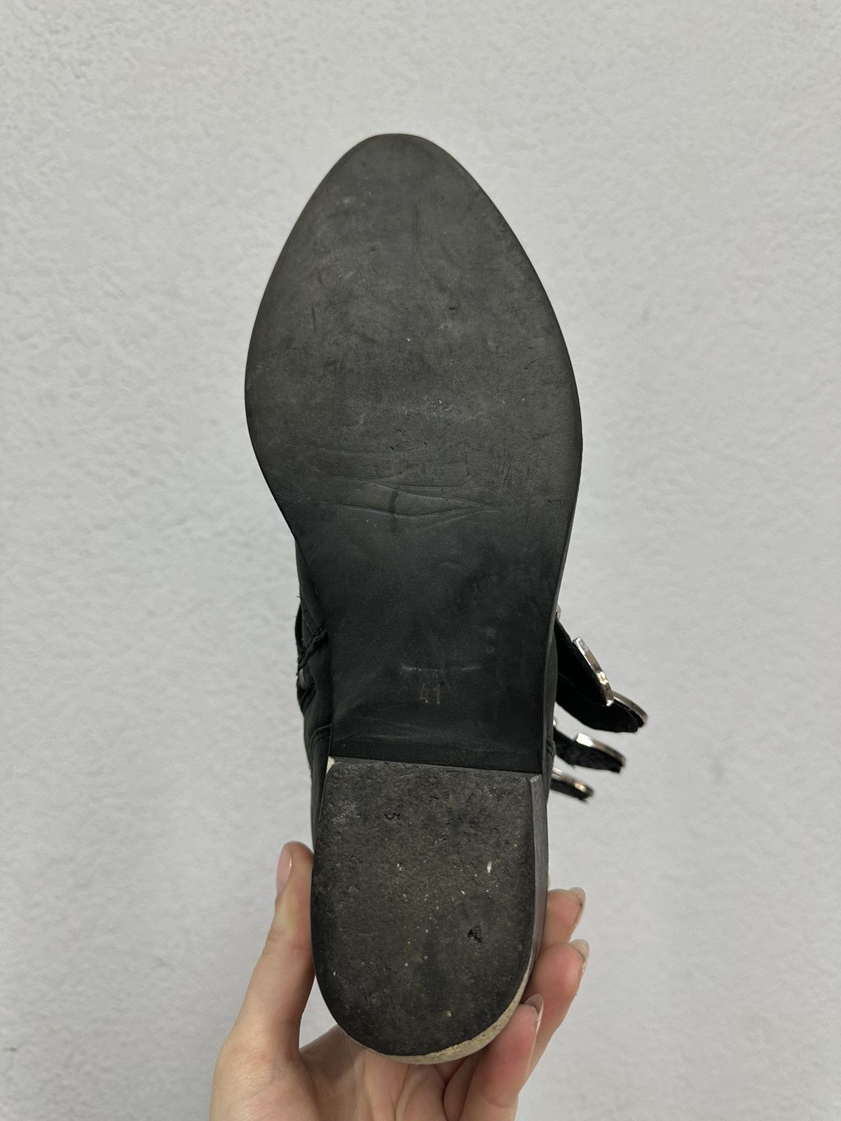 Hedi Slimane Vintage Avantgarde Boots Leather Y2k AS 98 Ankle Heels Japan Size US 8 / EU 41 - 8 Thumbnail