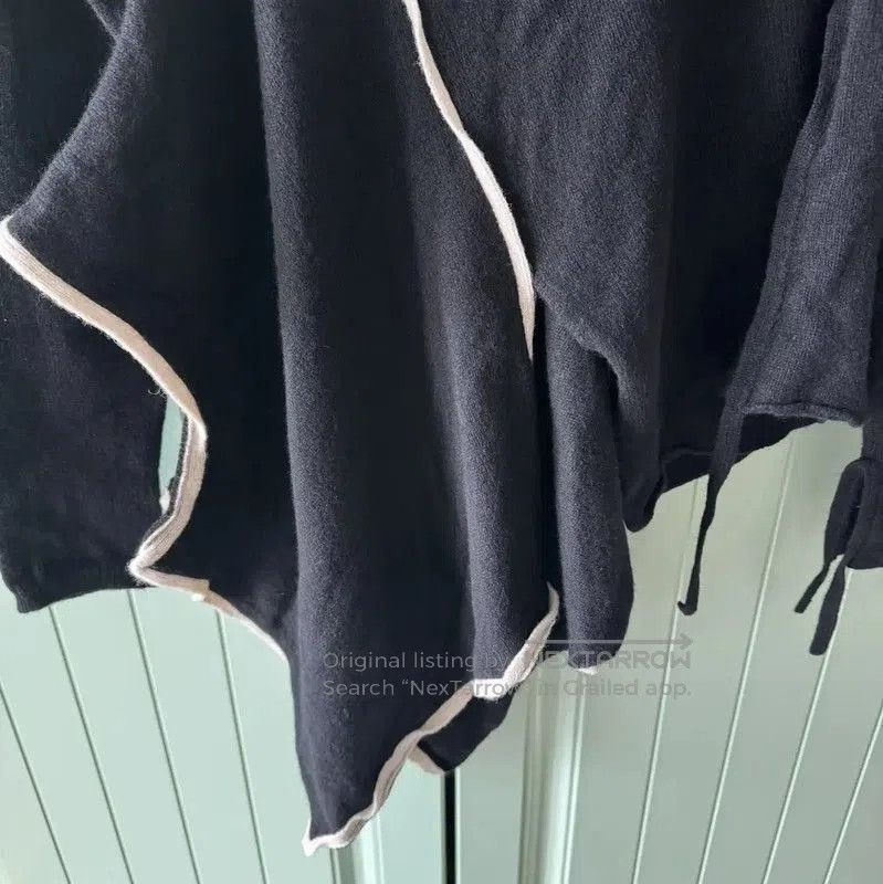 Yohji Yamamoto Yohji Yamamoto Black Wool Pullover Sweater . Size M / US 6-8 / IT 42-44 - 9 Thumbnail